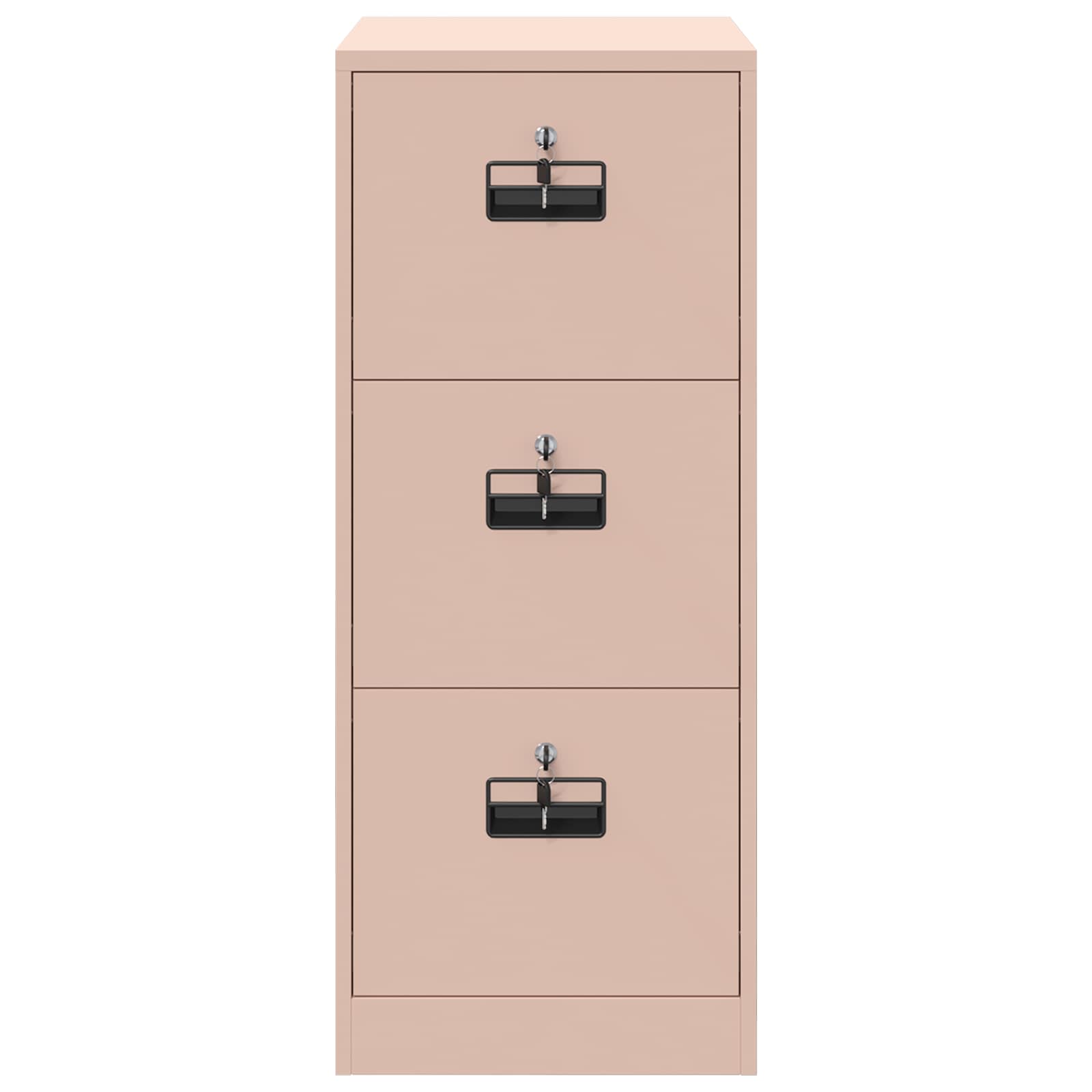 Bestandenkast Roze 44 x 50 x 106,5 cm Koudgewalst Staal is nu te koop bij PeponiXL, paradijselijk wonen!