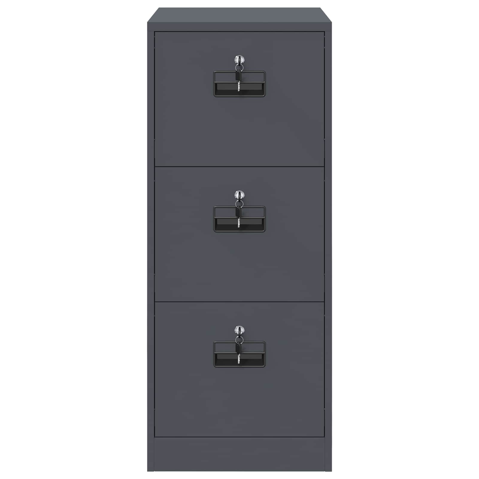 Bestandenkast Antraciet 44 x 50 x 106,5 cm Koudgewalst Staal is nu te koop bij PeponiXL, paradijselijk wonen!