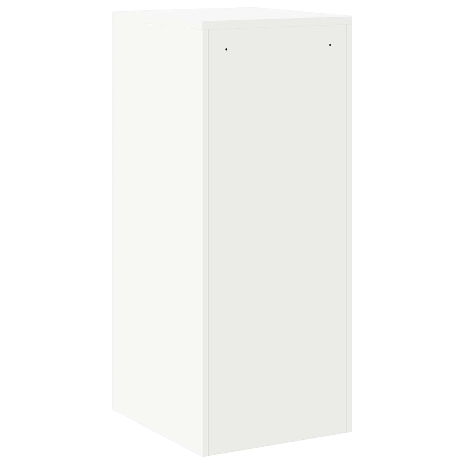 Bestandenkast met lade Wit 44 x 50 x 106,5 cm Koudgewalst Staal is nu te koop bij PeponiXL, paradijselijk wonen!