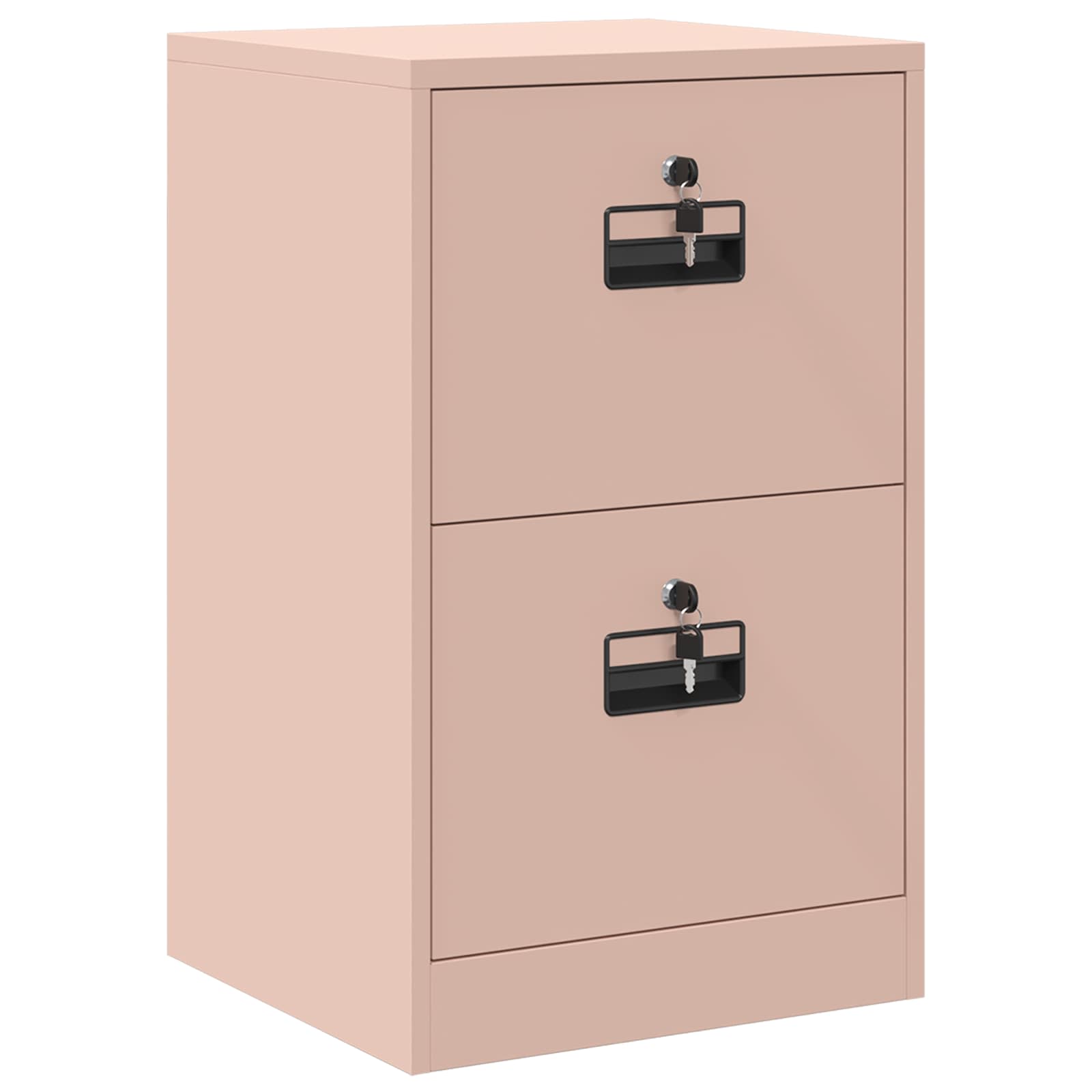 Bestandenkast Roze 45,5 x 42 x 74,5 cm Koudgewalst Staal is nu te koop bij PeponiXL, paradijselijk wonen!