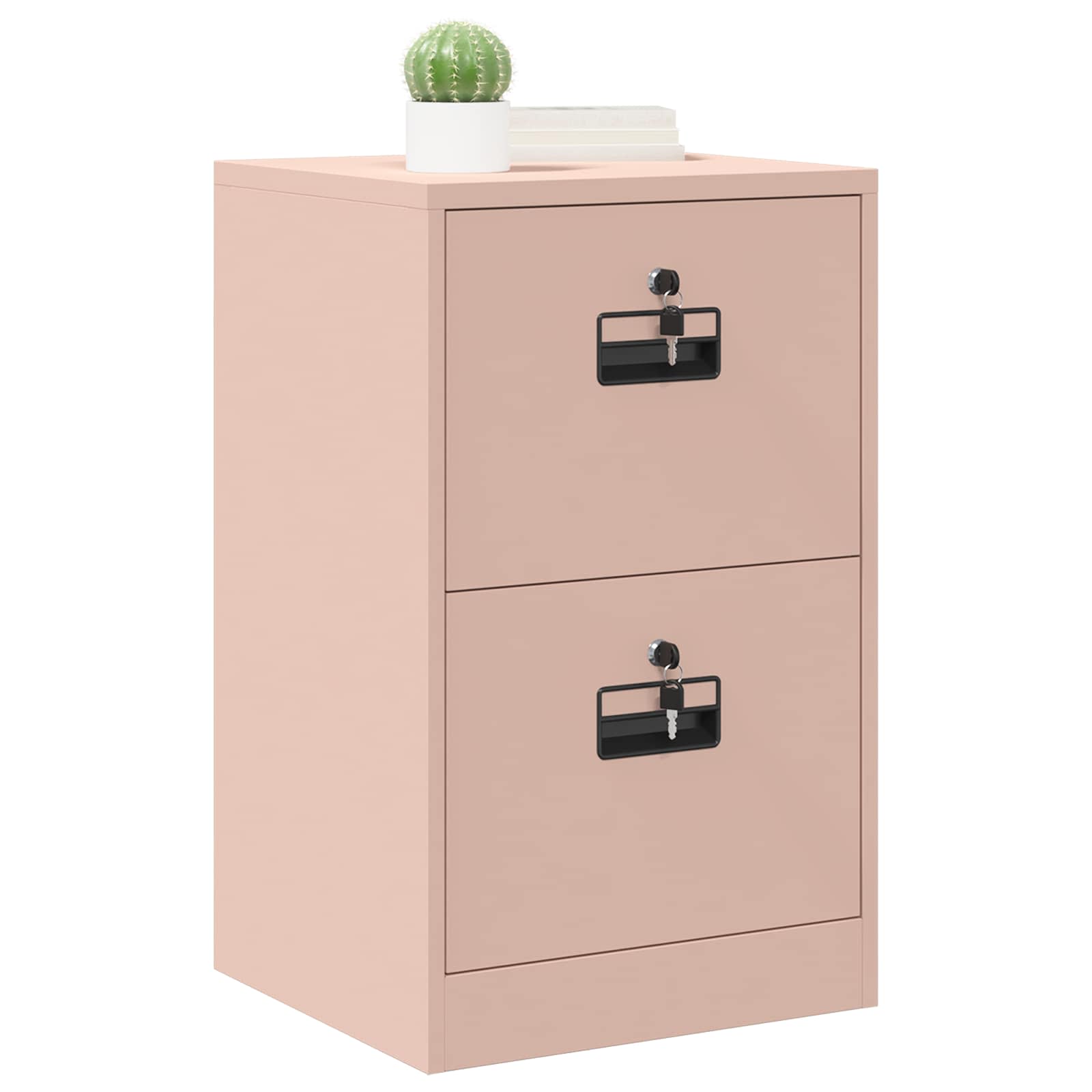 Bestandenkast Roze 45,5 x 42 x 74,5 cm Koudgewalst Staal is nu te koop bij PeponiXL, paradijselijk wonen!