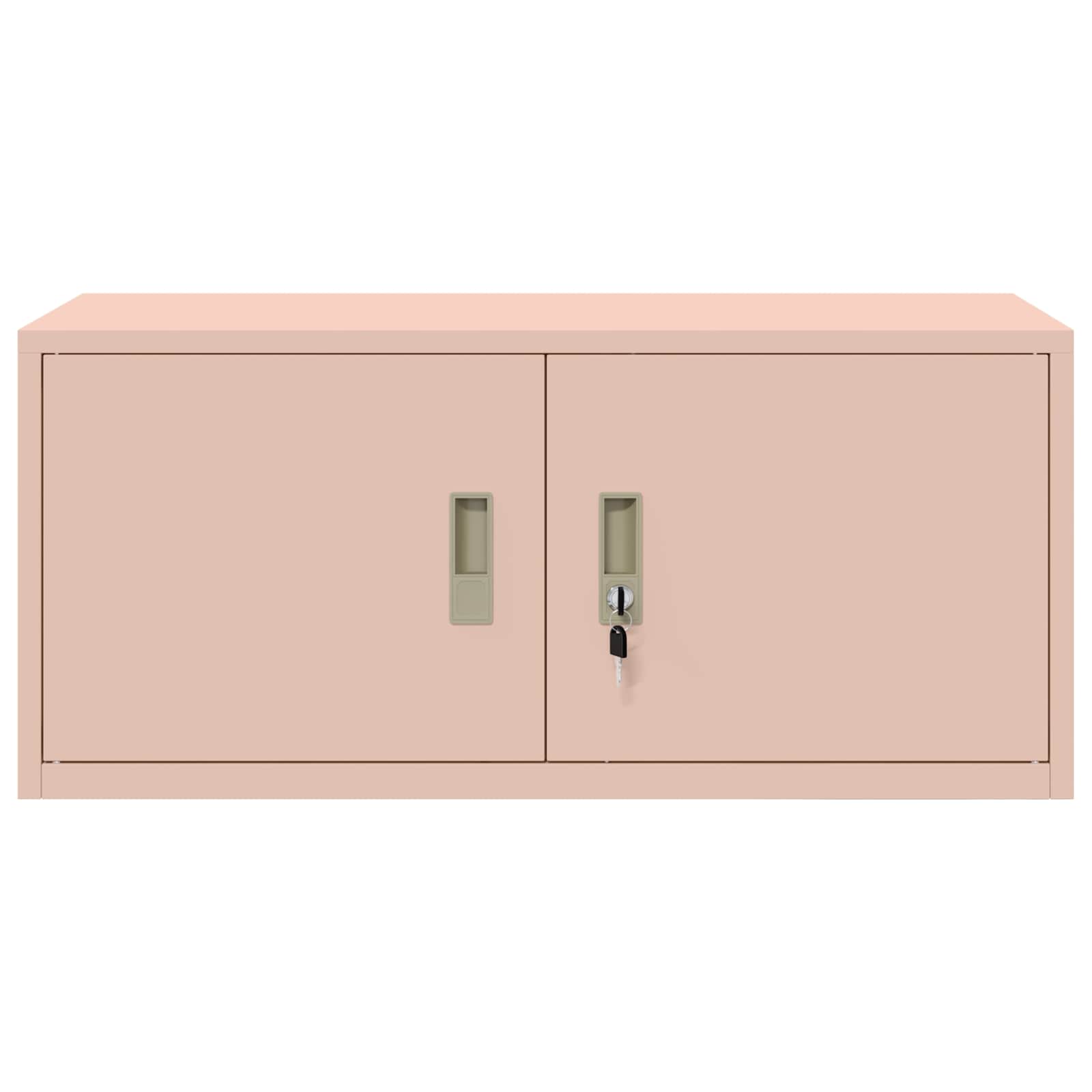 Opbergkast Roze 90 x 40 x 40 cm Staal is nu te koop bij PeponiXL, paradijselijk wonen!
