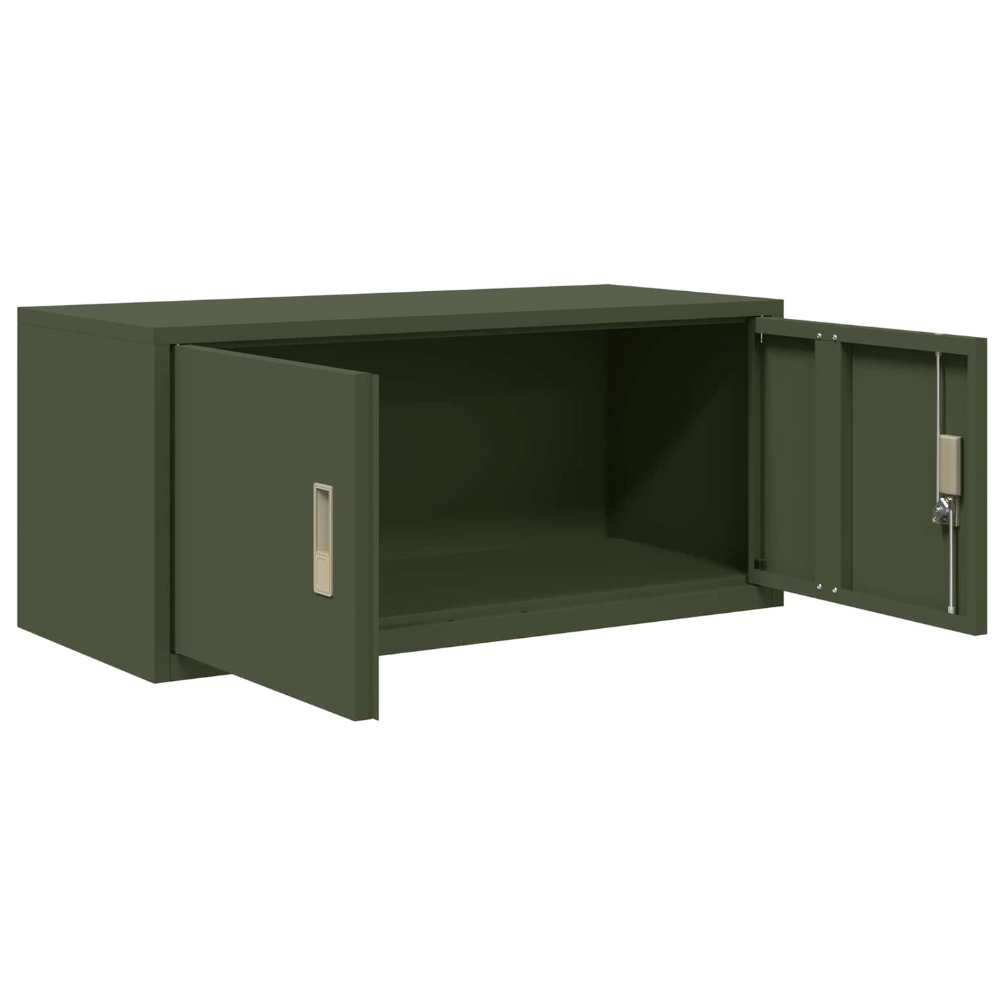 Opbergkast Olijf Groen 90 x 40 x 40 cm Staal is nu te koop bij PeponiXL, paradijselijk wonen!