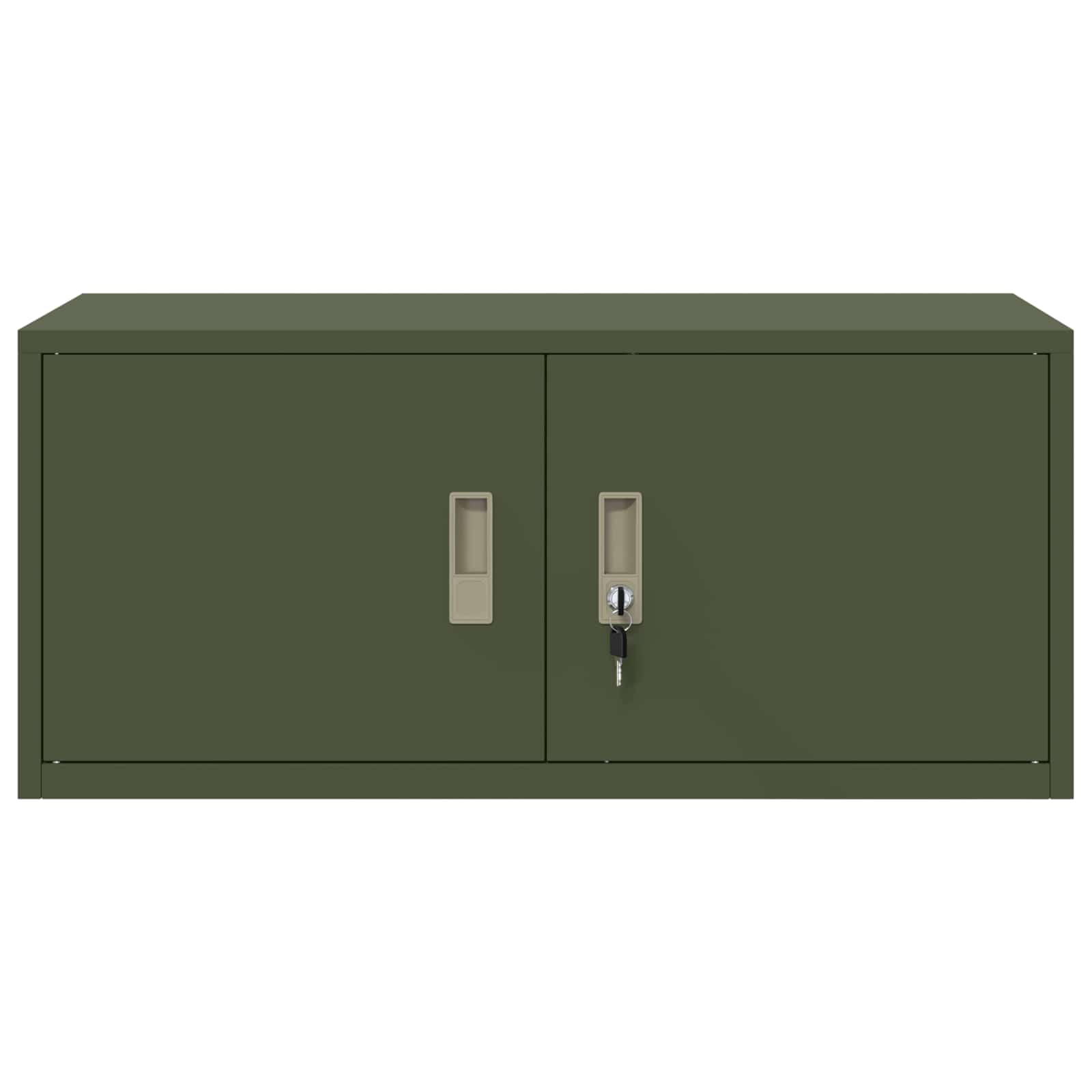 Opbergkast Olijf Groen 90 x 40 x 40 cm Staal is nu te koop bij PeponiXL, paradijselijk wonen!