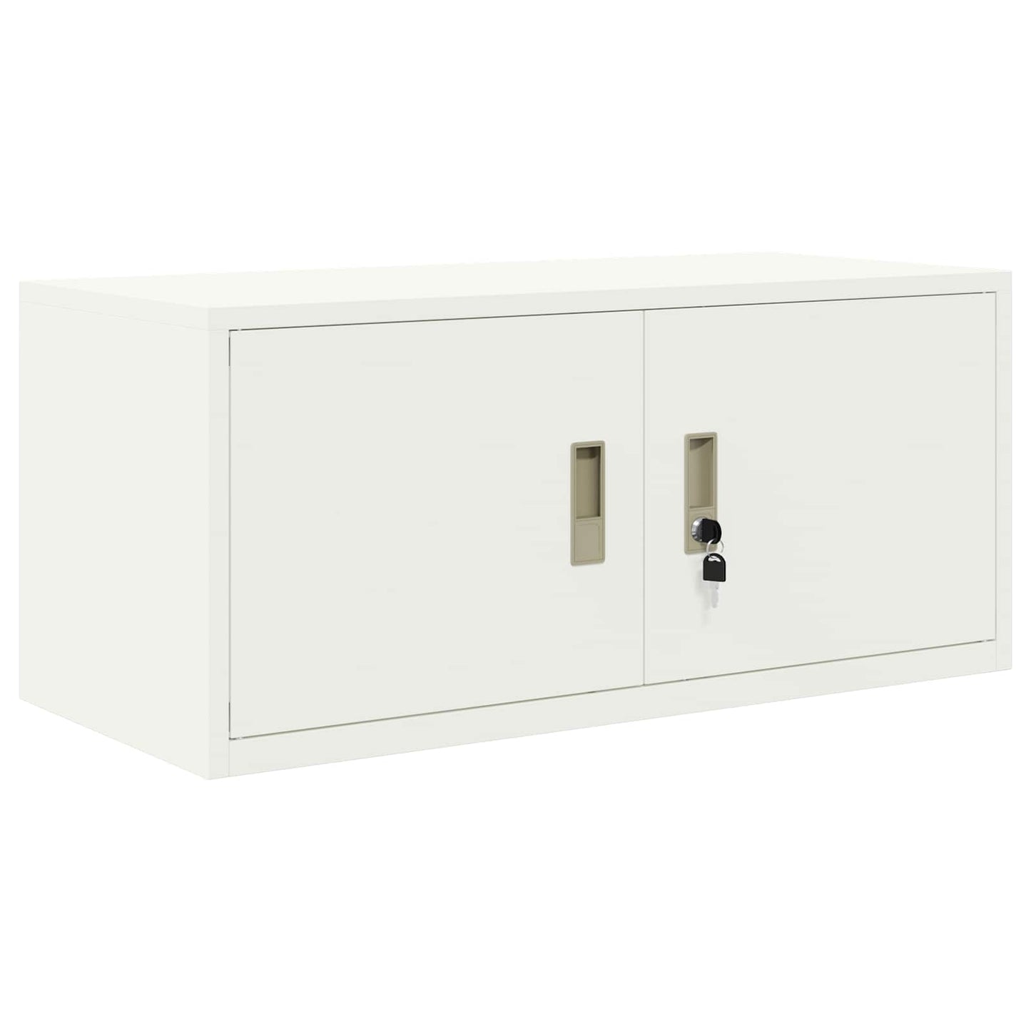 Opbergkast Wit 90 x 40 x 40 cm Staal is nu te koop bij PeponiXL, paradijselijk wonen!