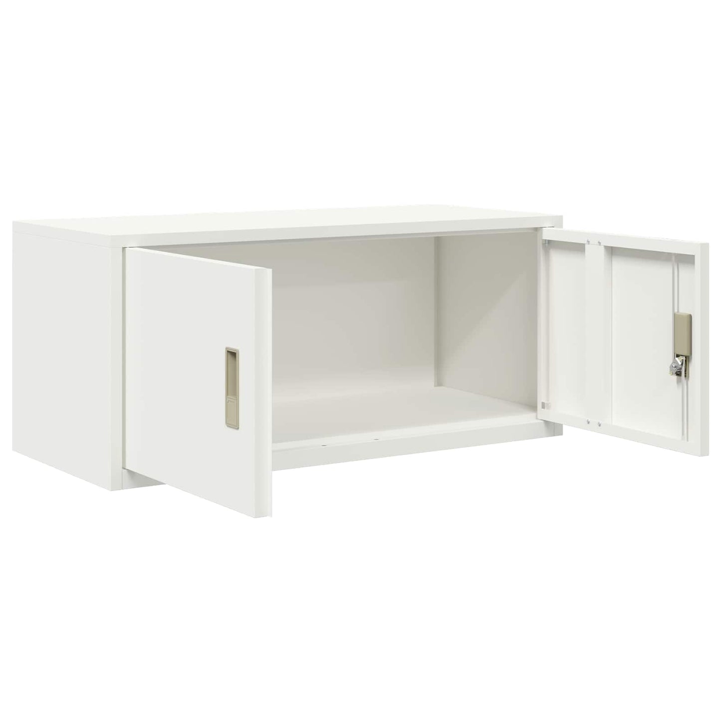 Opbergkast Wit 90 x 40 x 40 cm Staal is nu te koop bij PeponiXL, paradijselijk wonen!