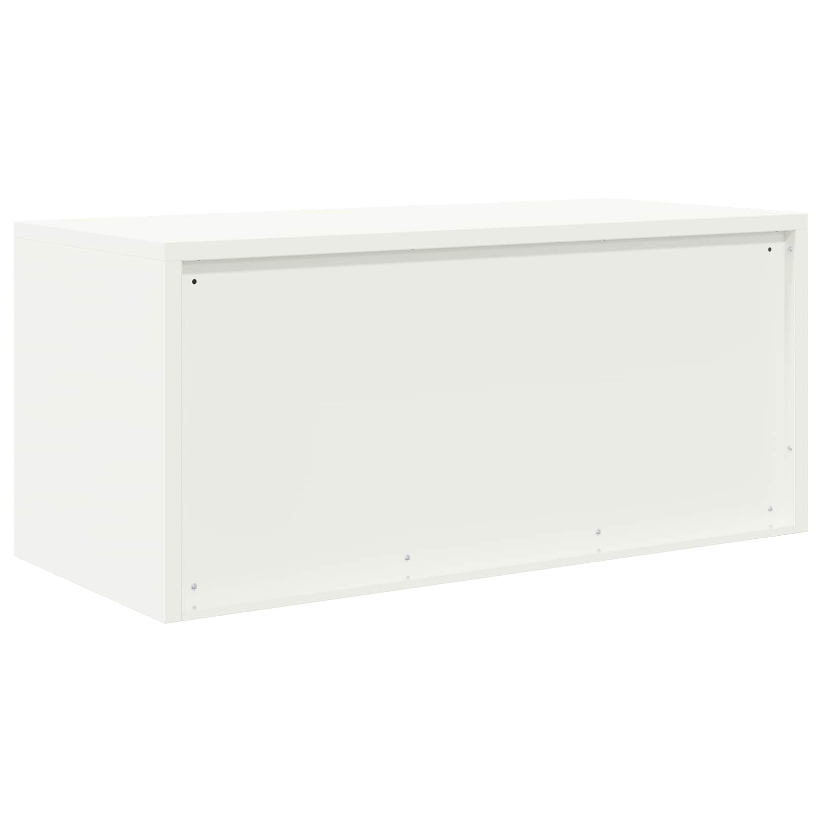 Opbergkast Wit 90 x 40 x 40 cm Staal is nu te koop bij PeponiXL, paradijselijk wonen!