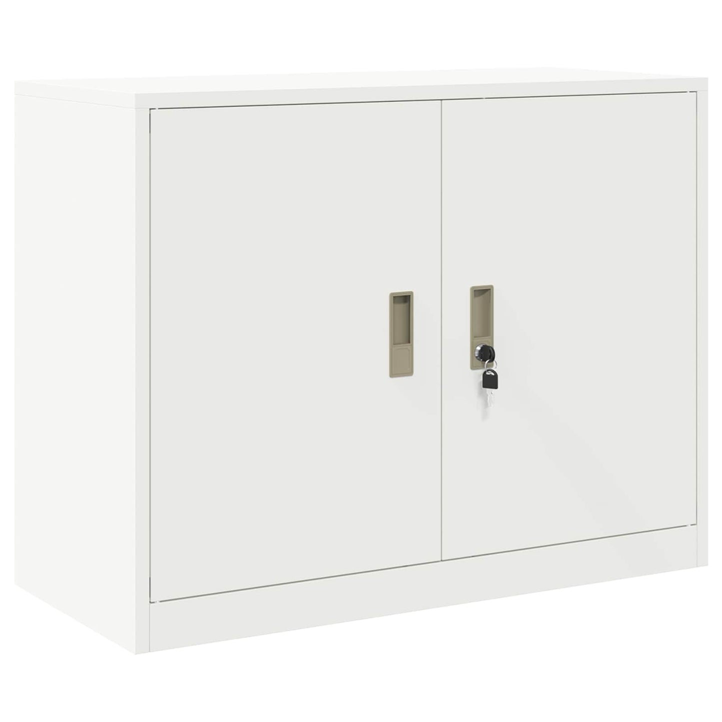 Opbergkast Wit 90 x 40 x 70 cm Staal is nu te koop bij PeponiXL, paradijselijk wonen!
