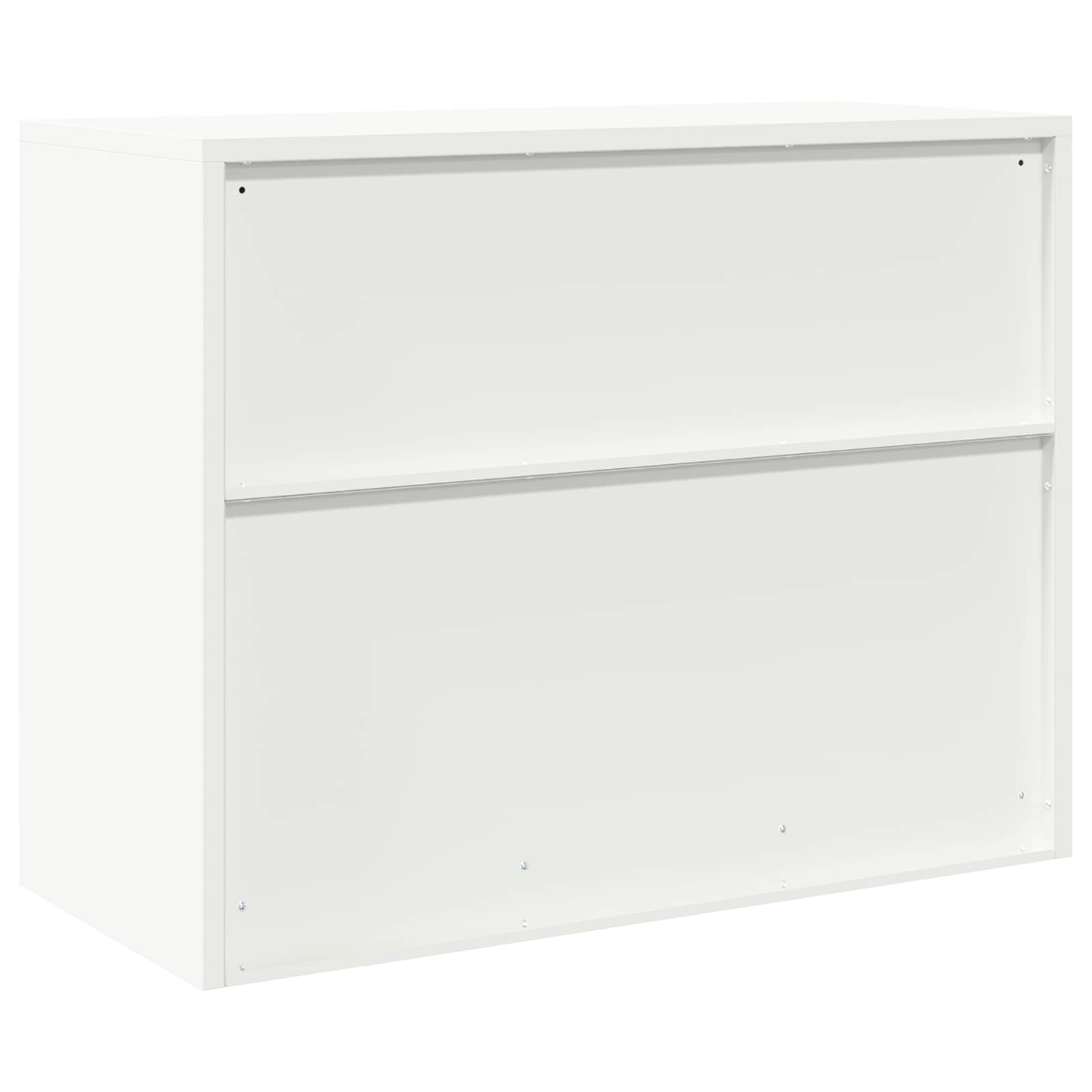 Opbergkast Wit 90 x 40 x 70 cm Staal is nu te koop bij PeponiXL, paradijselijk wonen!