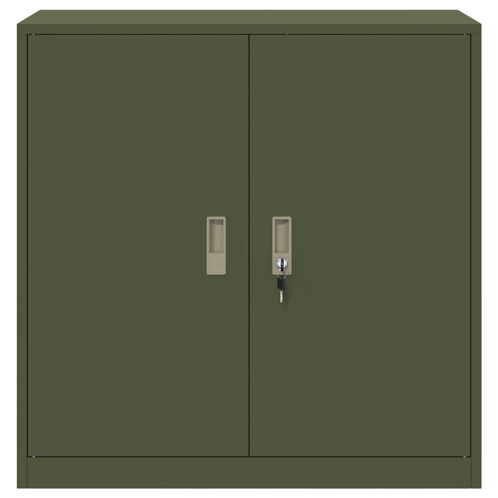 Opbergkast Olijf Groen 90 x 40 x 90 cm Staal is nu te koop bij PeponiXL, paradijselijk wonen!