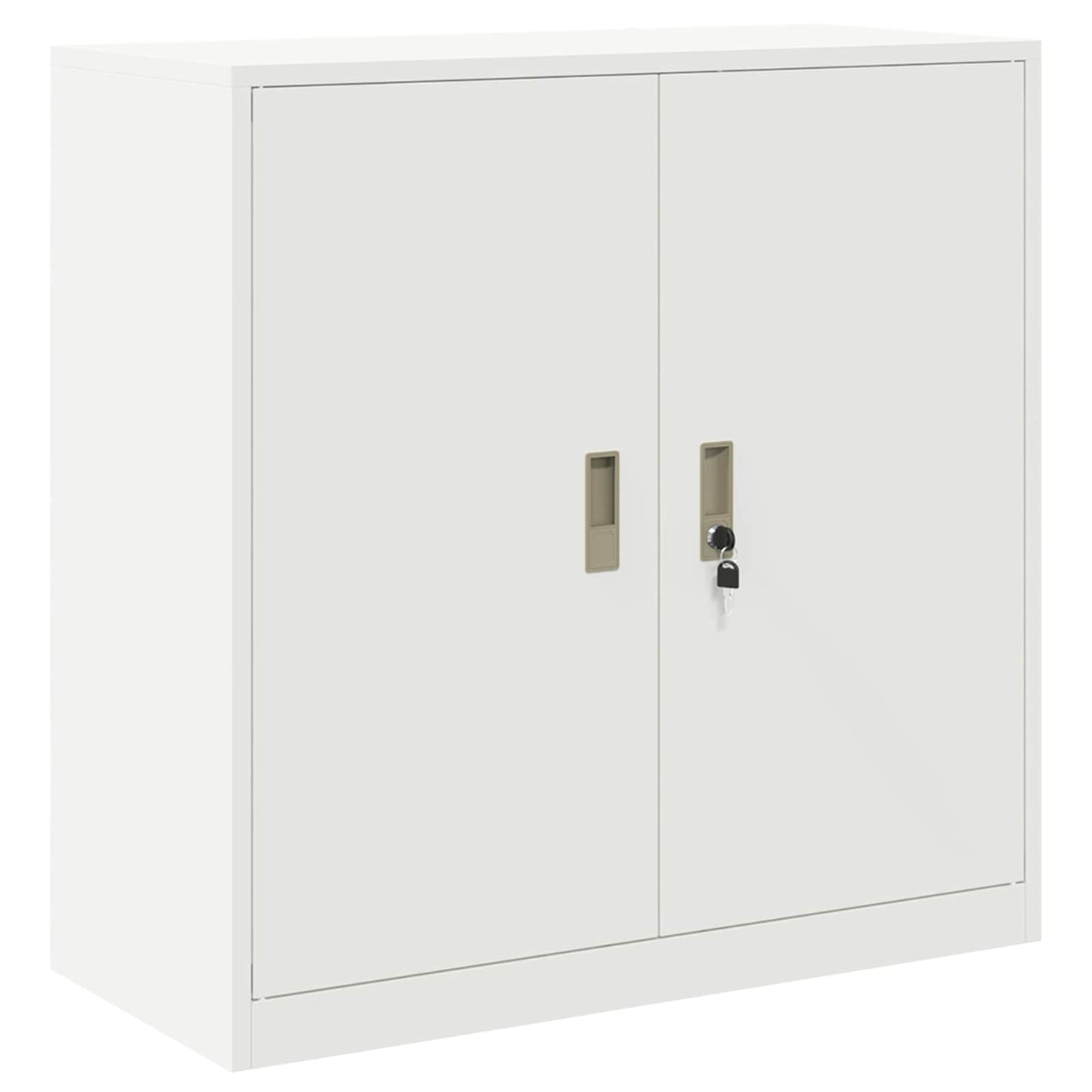 Opbergkast Wit 90 x 40 x 90 cm Staal is nu te koop bij PeponiXL, paradijselijk wonen!