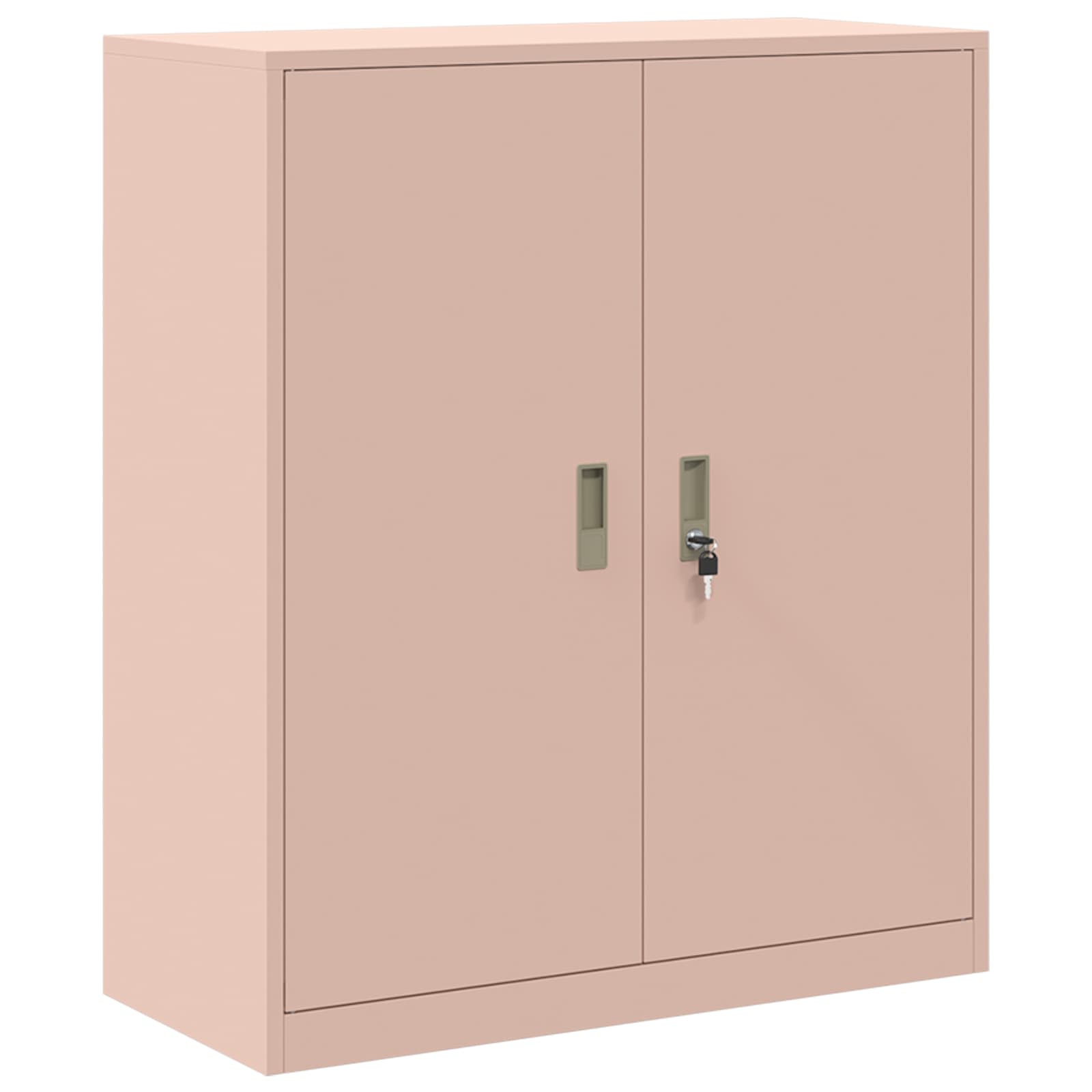 Opbergkast Roze 90 x 40 x 105 cm Staal is nu te koop bij PeponiXL, paradijselijk wonen!