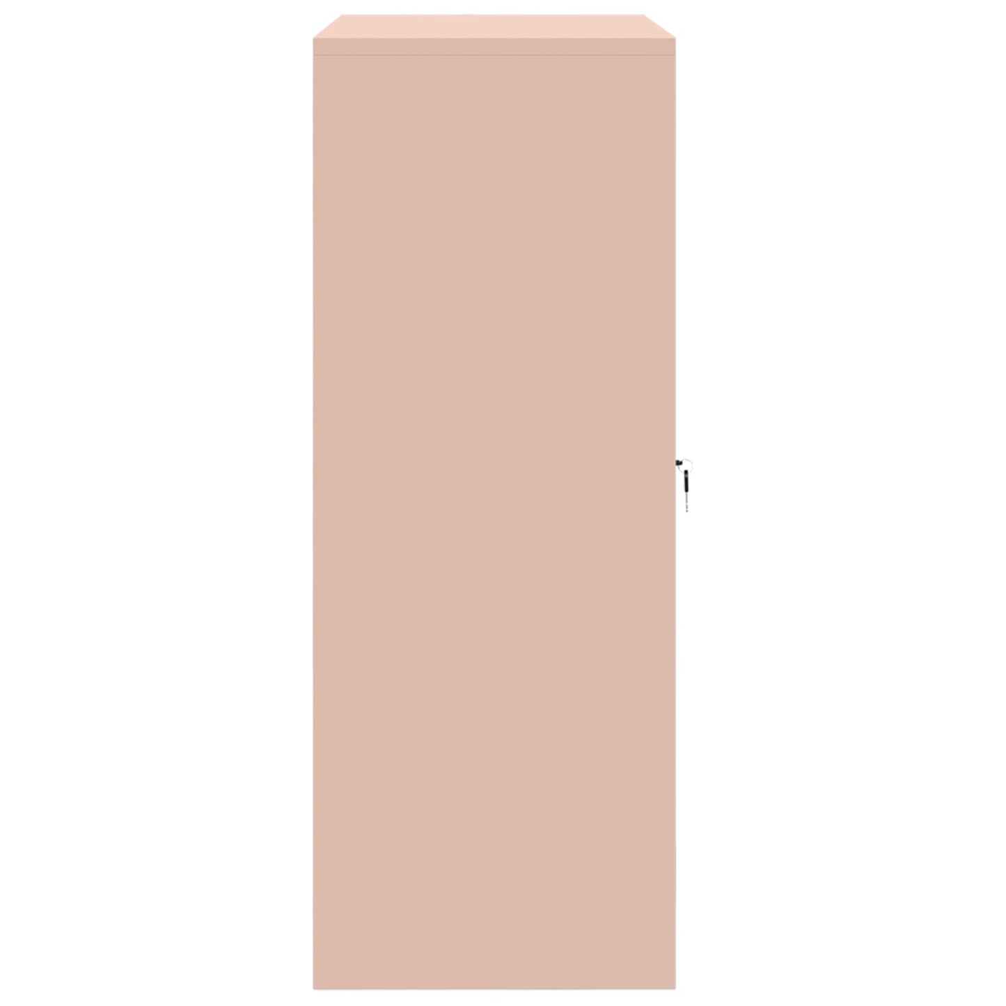 Opbergkast Roze 90 x 40 x 105 cm Staal is nu te koop bij PeponiXL, paradijselijk wonen!