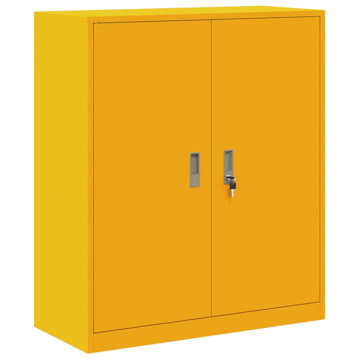 Opbergkast Mosterdgeel 90 x 40 x 105 cm Staal is nu te koop bij PeponiXL, paradijselijk wonen!