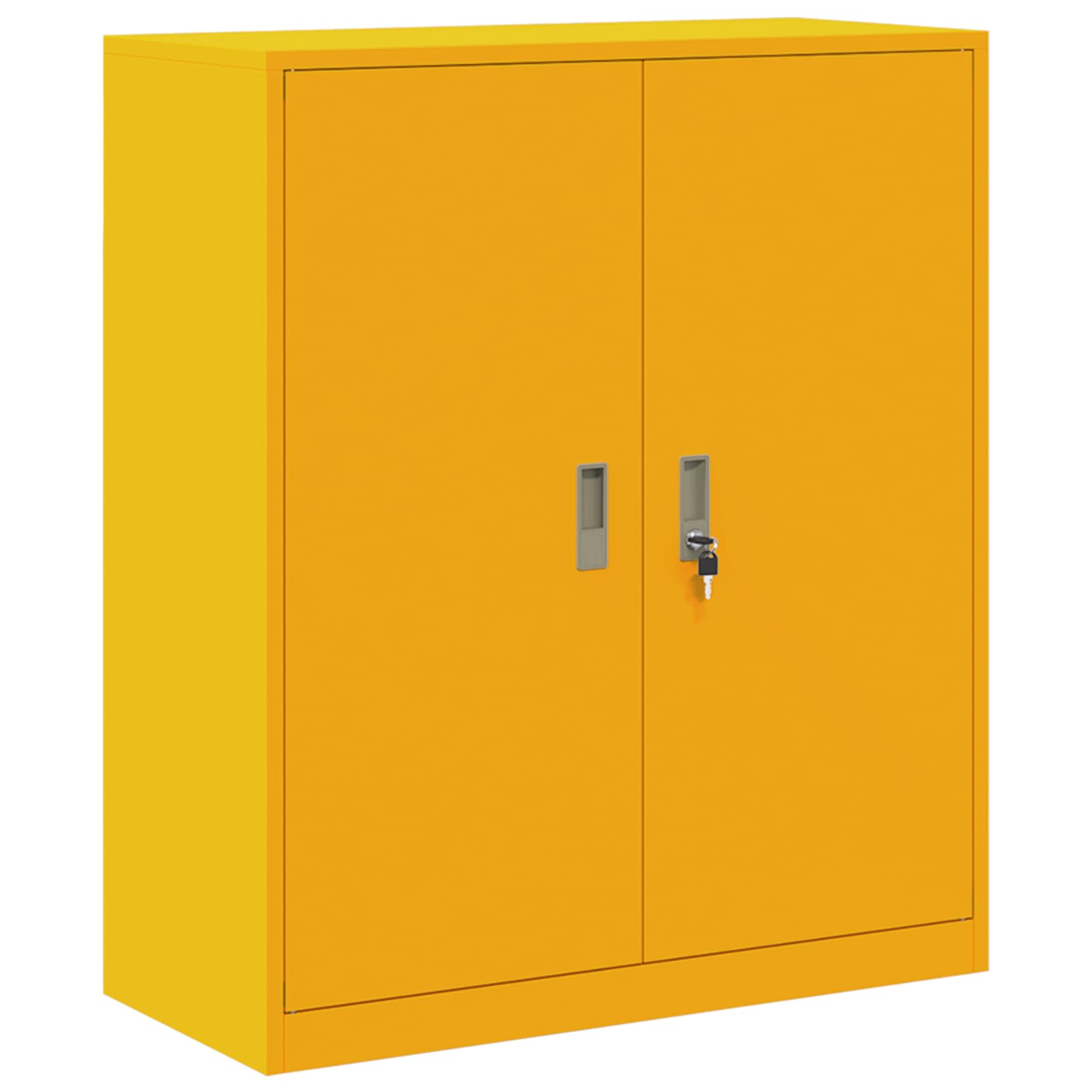 Opbergkast Mosterdgeel 90 x 40 x 105 cm Staal is nu te koop bij PeponiXL, paradijselijk wonen!