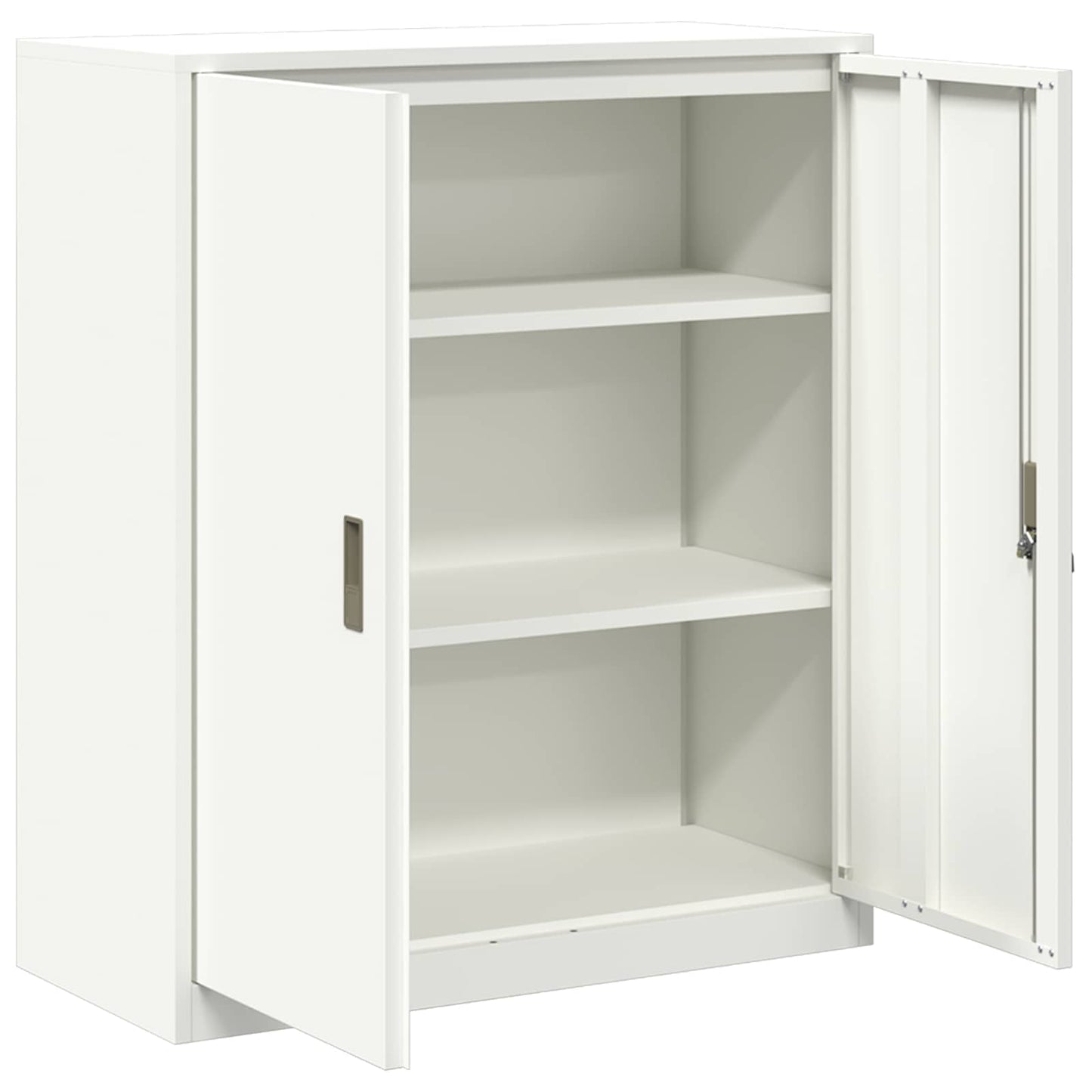 Opbergkast Wit 90 x 40 x 105 cm Staal is nu te koop bij PeponiXL, paradijselijk wonen!