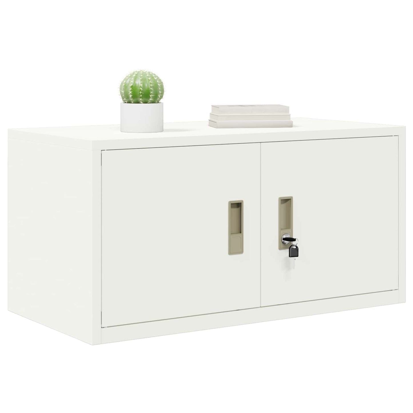 Opbergkast Wit 80 x 40 x 40 cm Staal is nu te koop bij PeponiXL, paradijselijk wonen!
