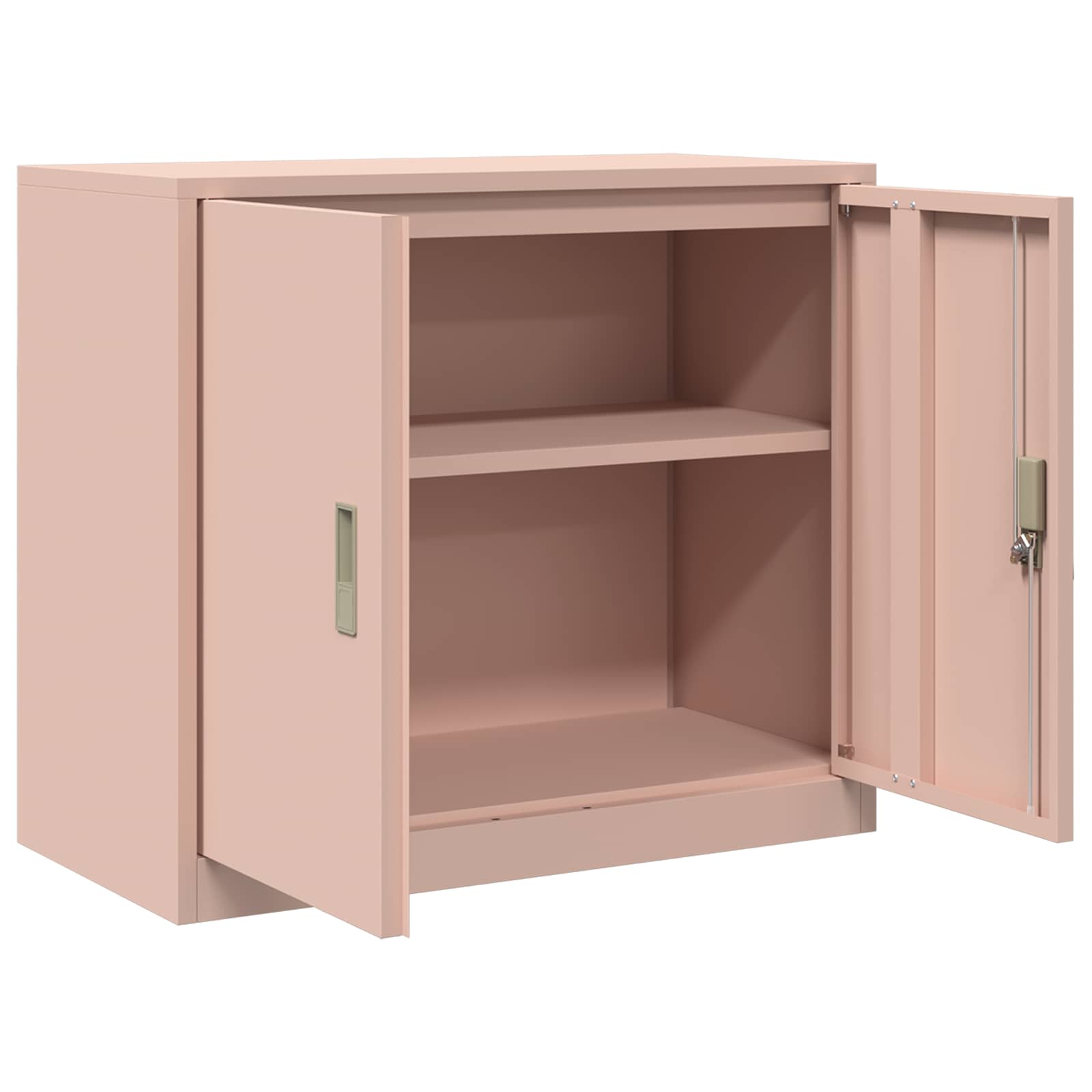 Opbergkast Roze 80 x 40 x 70 cm Staal is nu te koop bij PeponiXL, paradijselijk wonen!