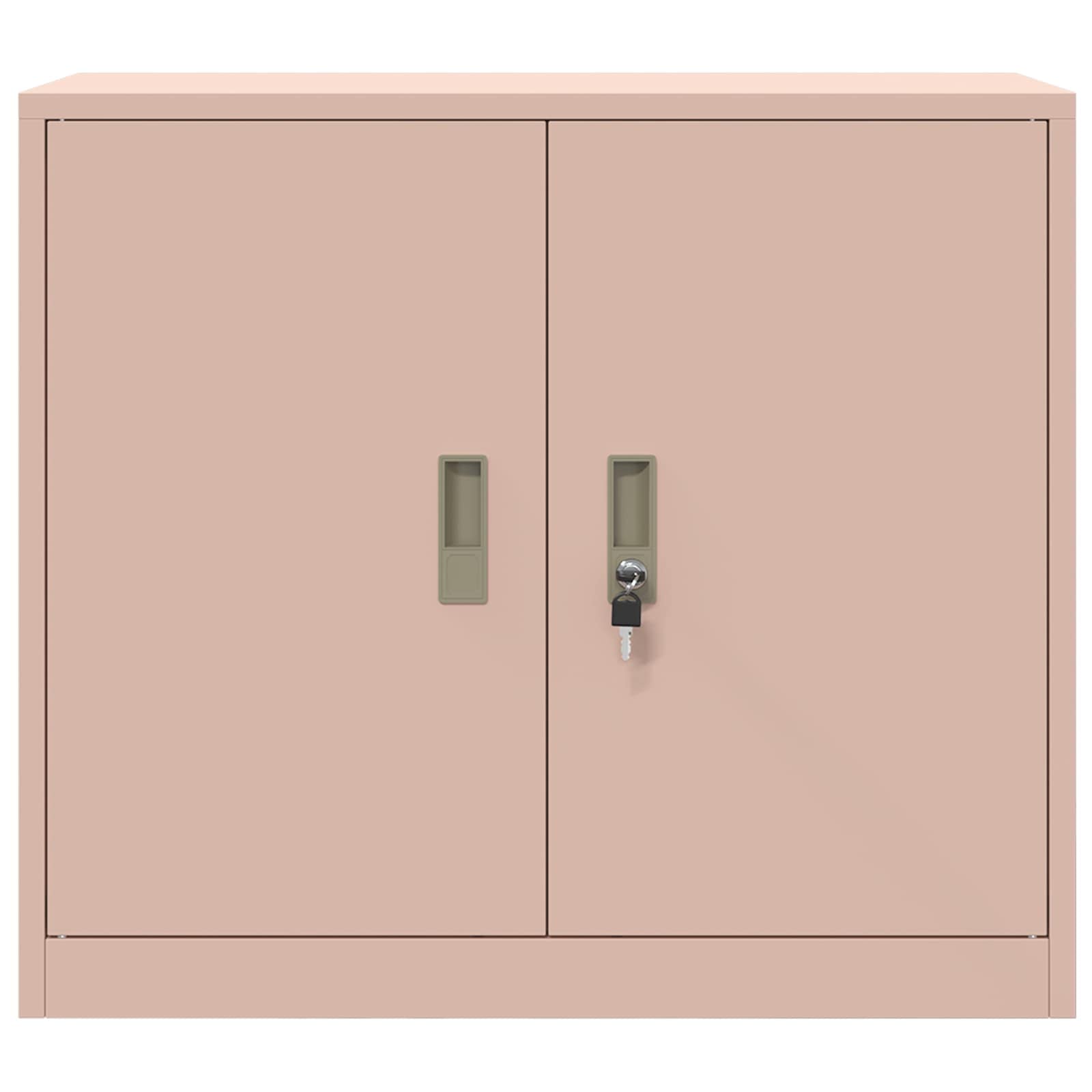 Opbergkast Roze 80 x 40 x 70 cm Staal is nu te koop bij PeponiXL, paradijselijk wonen!