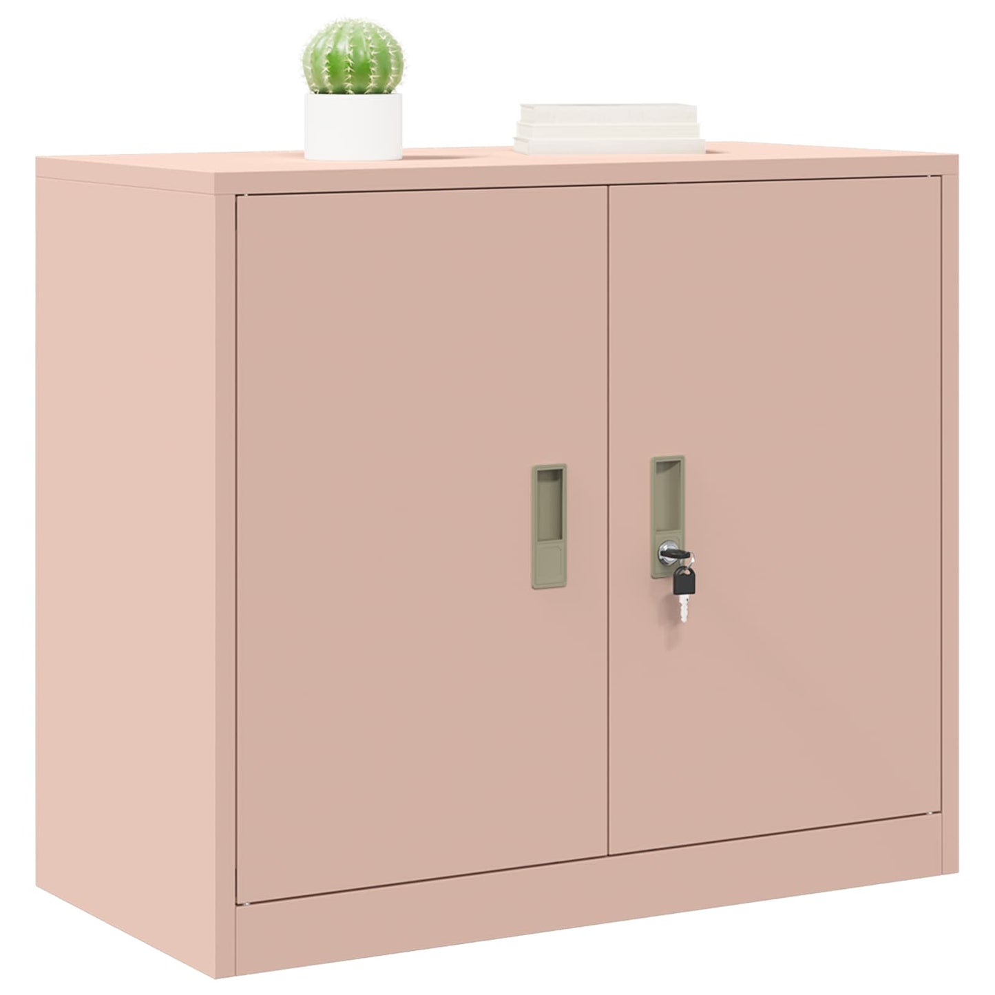 Opbergkast Roze 80 x 40 x 70 cm Staal is nu te koop bij PeponiXL, paradijselijk wonen!