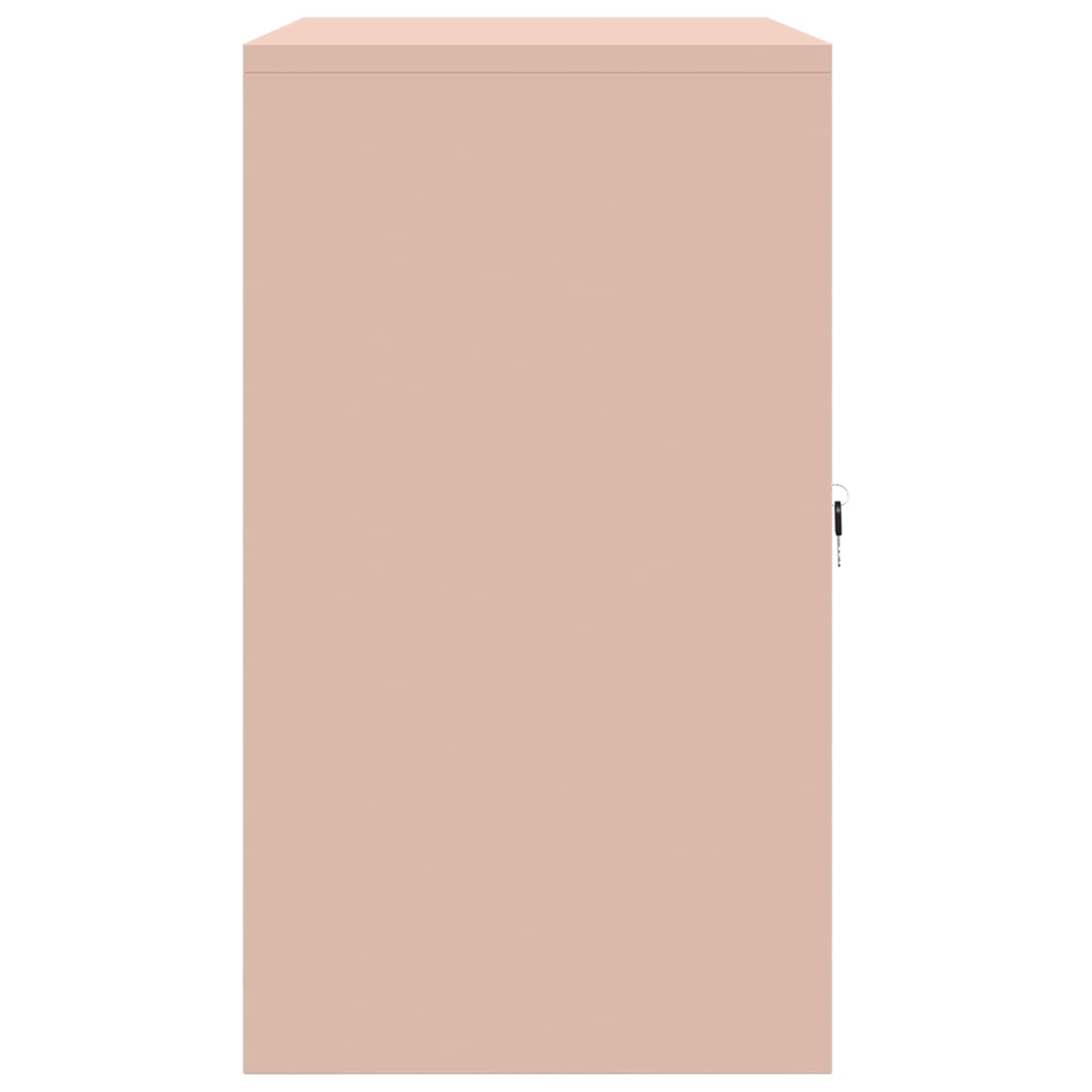 Opbergkast Roze 80 x 40 x 70 cm Staal is nu te koop bij PeponiXL, paradijselijk wonen!