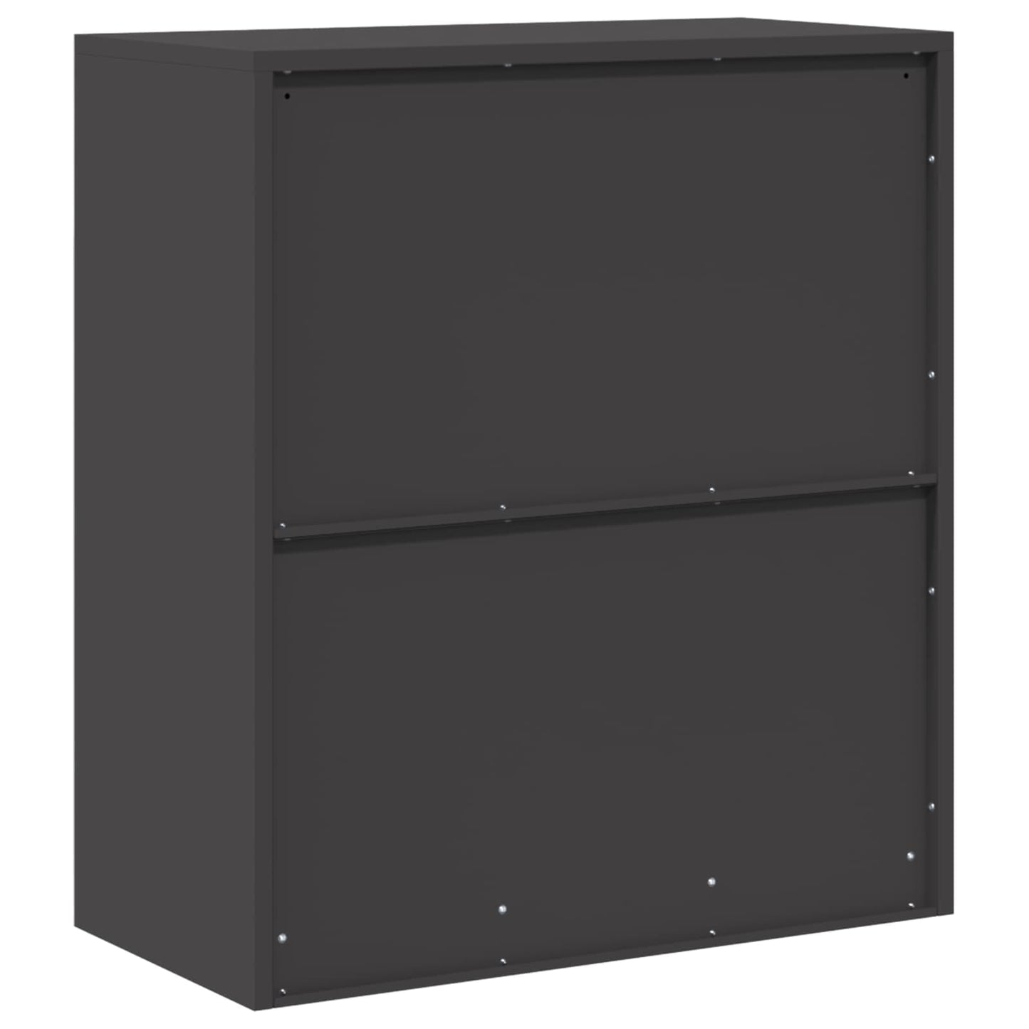 Opbergkast Zwart 80 x 40 x 90 cm Staal is nu te koop bij PeponiXL, paradijselijk wonen!