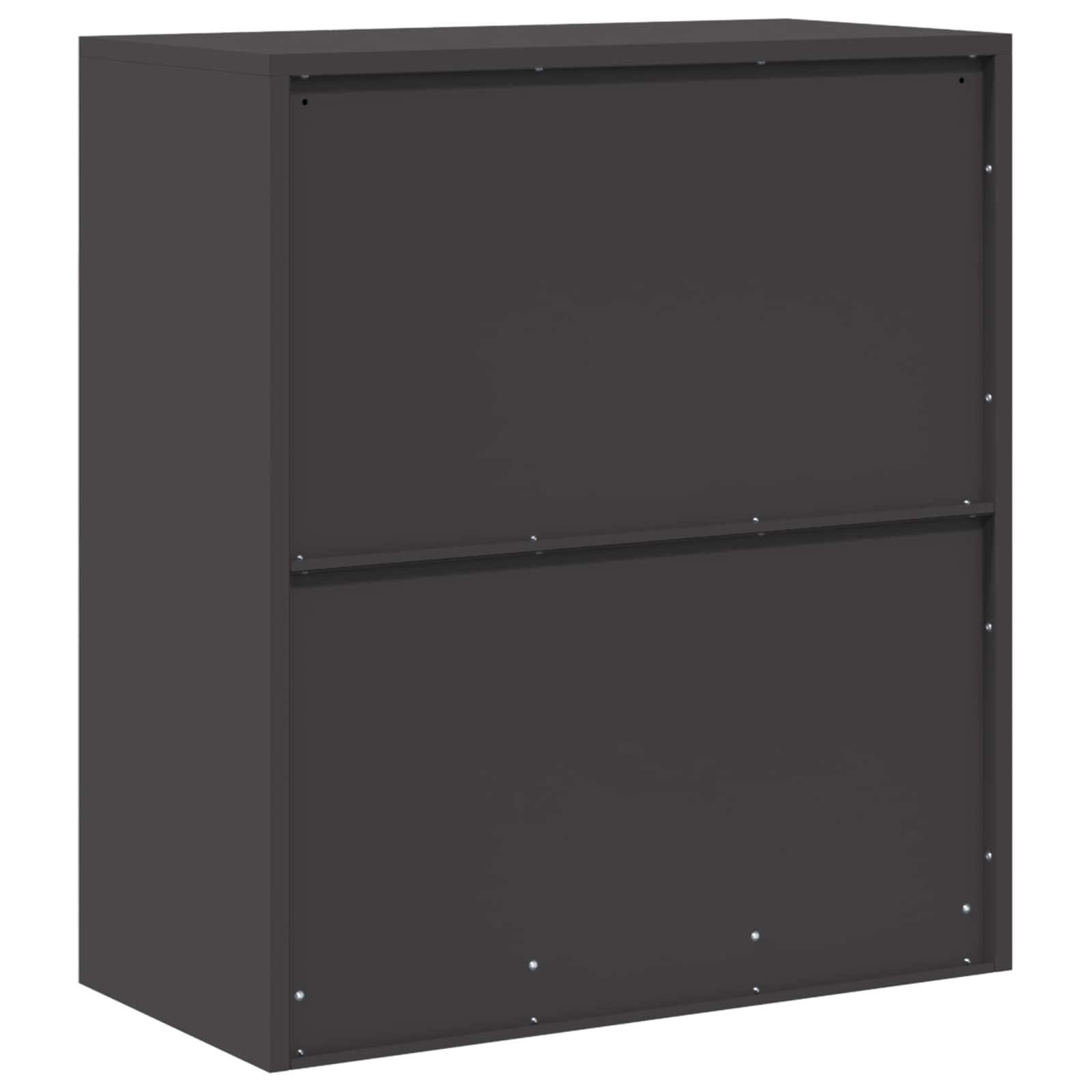 Opbergkast Zwart 80 x 40 x 90 cm Staal is nu te koop bij PeponiXL, paradijselijk wonen!
