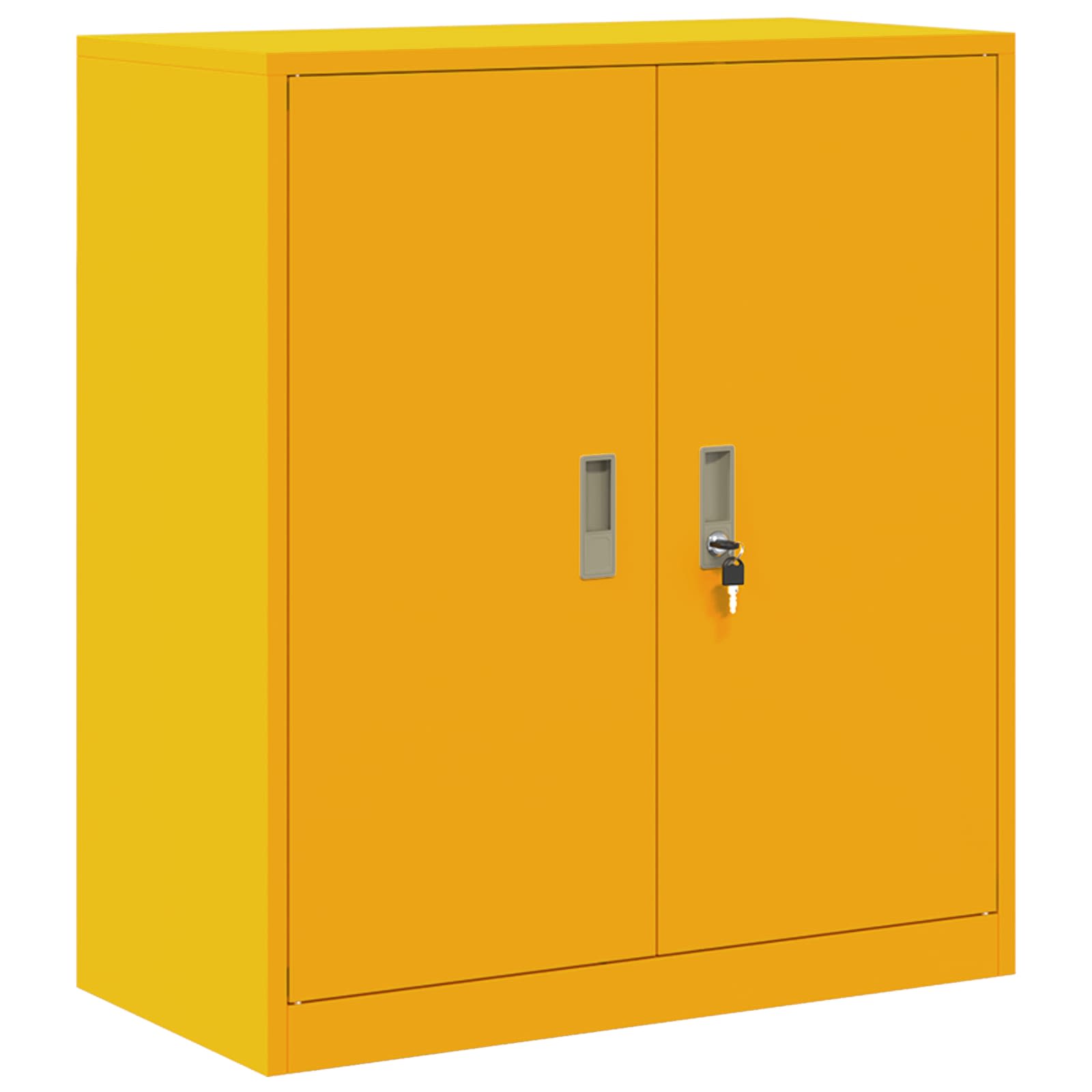 Opbergkast Mosterdgeel 80 x 40 x 90 cm Staal is nu te koop bij PeponiXL, paradijselijk wonen!