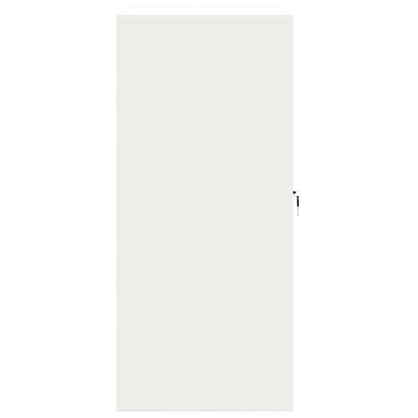 Opbergkast Wit 80 x 40 x 90 cm Staal is nu te koop bij PeponiXL, paradijselijk wonen!