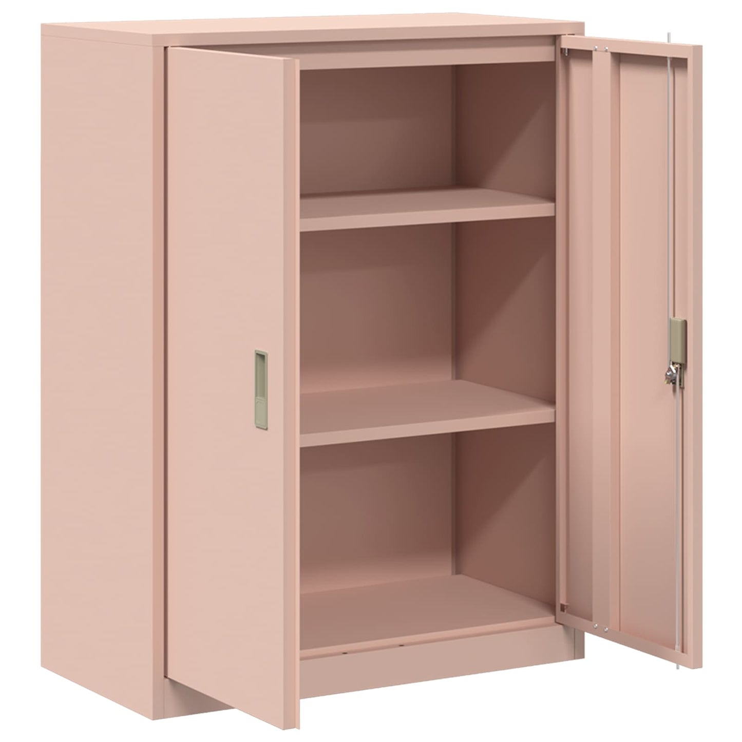Opbergkast Roze 80 x 40 x 105 cm Staal is nu te koop bij PeponiXL, paradijselijk wonen!