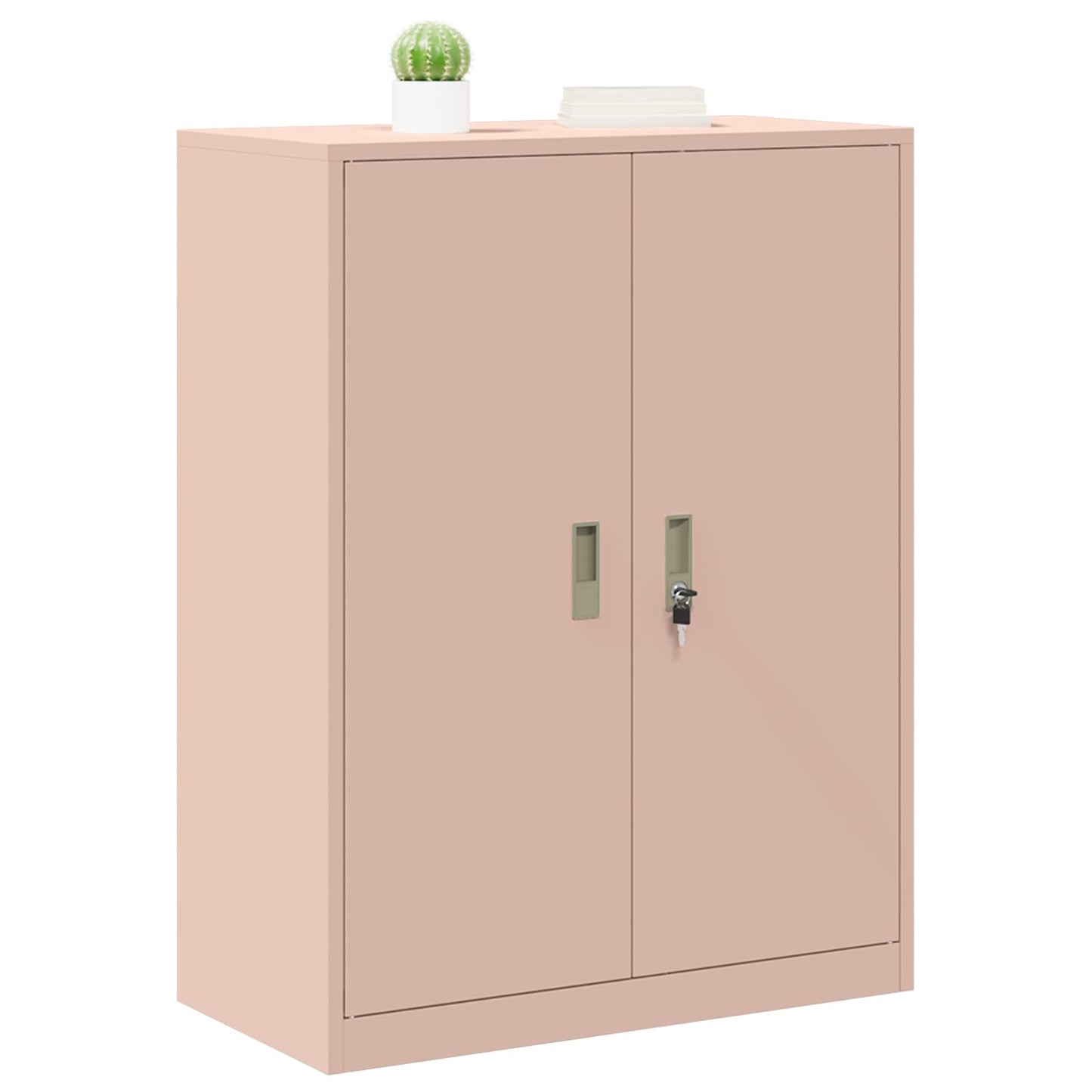 Opbergkast Roze 80 x 40 x 105 cm Staal is nu te koop bij PeponiXL, paradijselijk wonen!