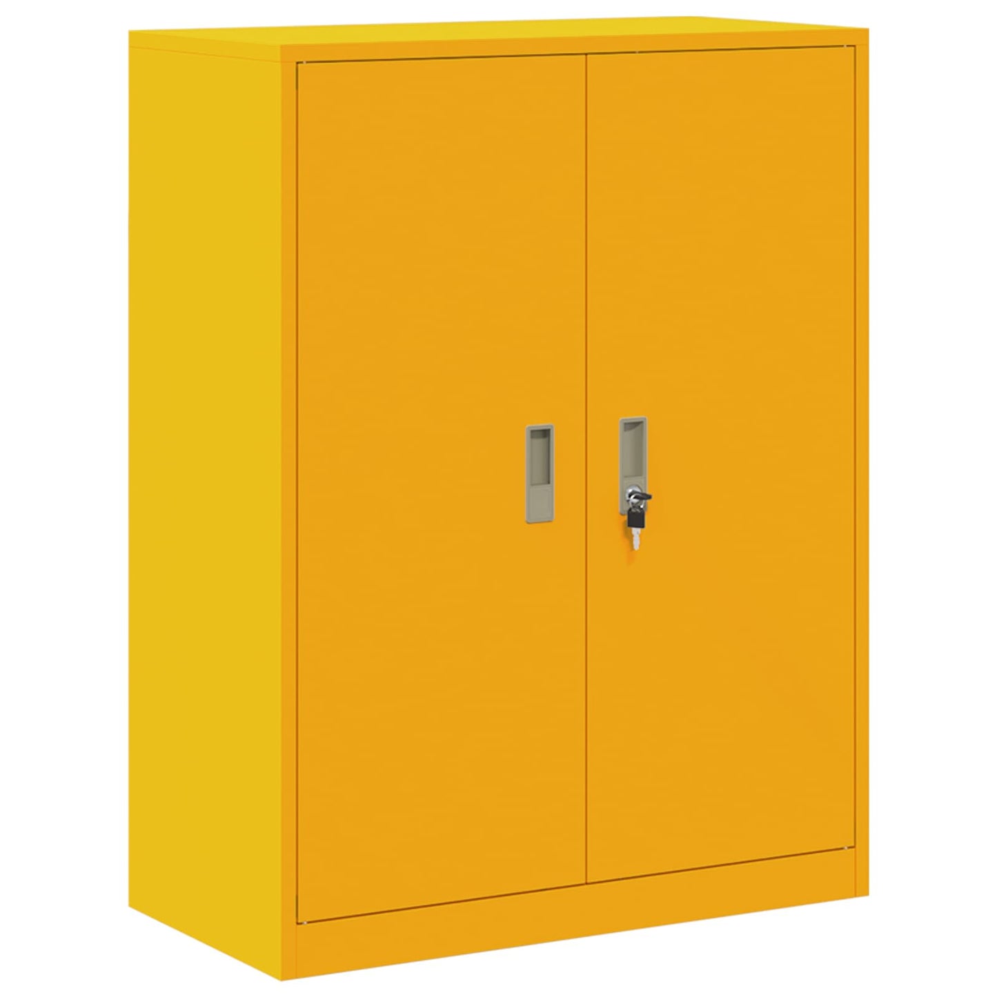 Opbergkast Mosterdgeel 80 x 40 x 105 cm Staal is nu te koop bij PeponiXL, paradijselijk wonen!