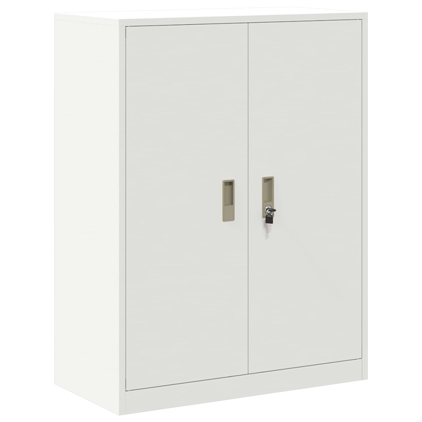 Opbergkast Wit 80 x 40 x 105 cm Staal is nu te koop bij PeponiXL, paradijselijk wonen!