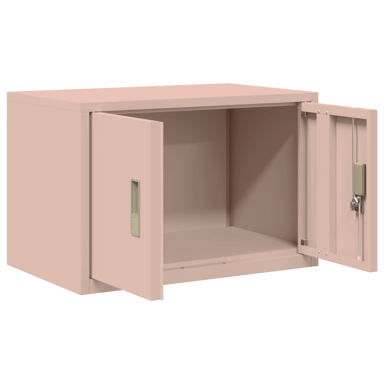 Opbergkast Roze 60 x 40 x 40 cm Staal is nu te koop bij PeponiXL, paradijselijk wonen!