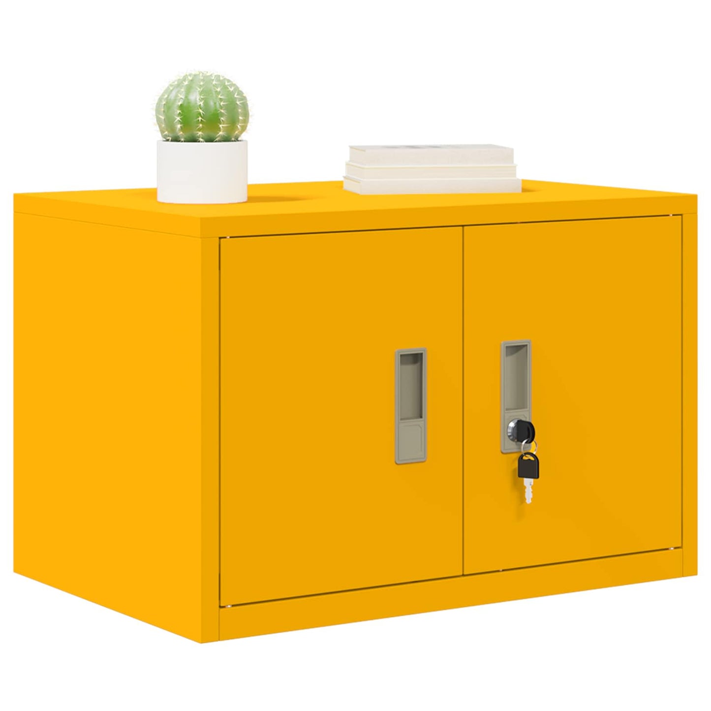 Opbergkast Mosterdgeel 60 x 40 x 40 cm Staal is nu te koop bij PeponiXL, paradijselijk wonen!