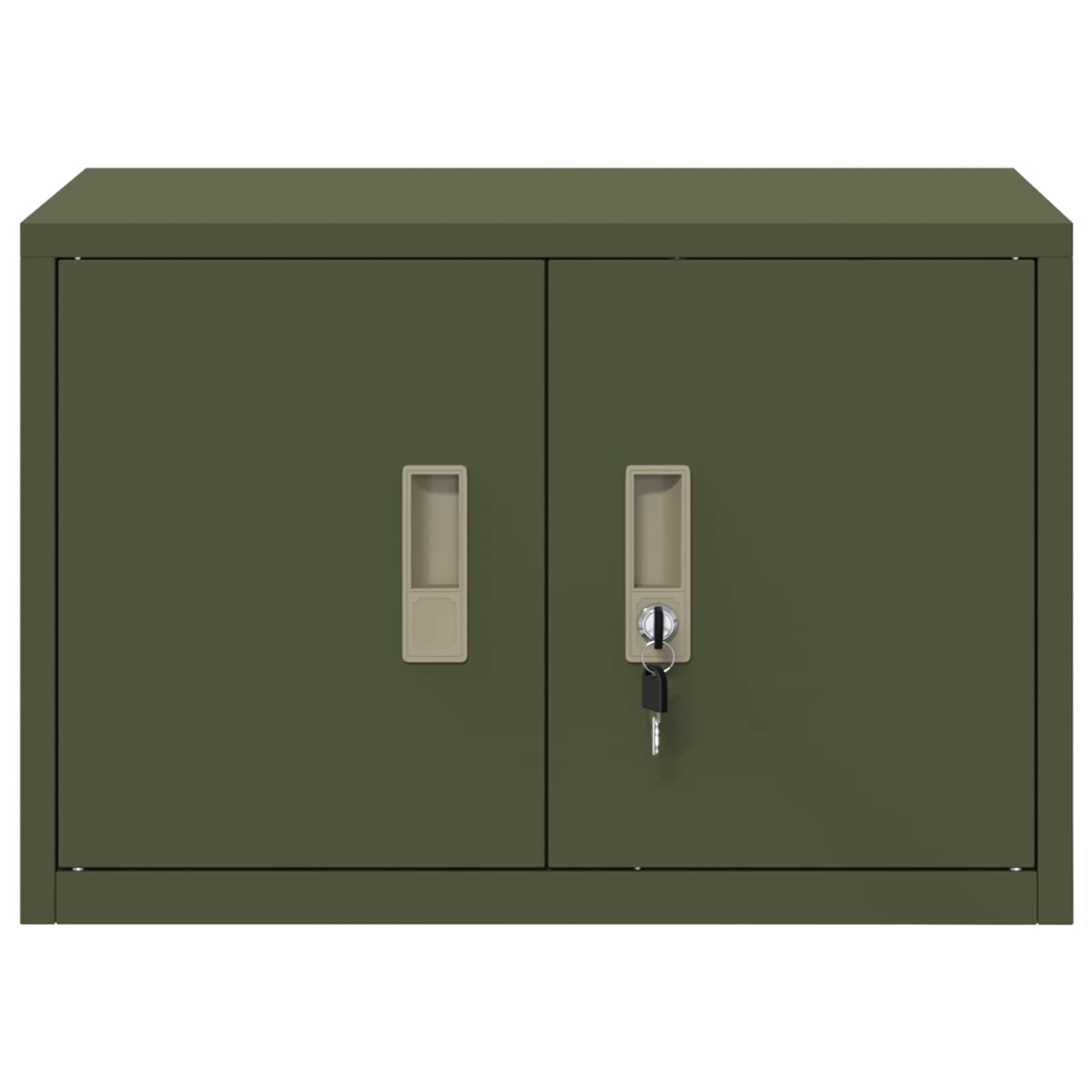 Opbergkast Olijf Groen 60 x 40 x 40 cm Staal is nu te koop bij PeponiXL, paradijselijk wonen!