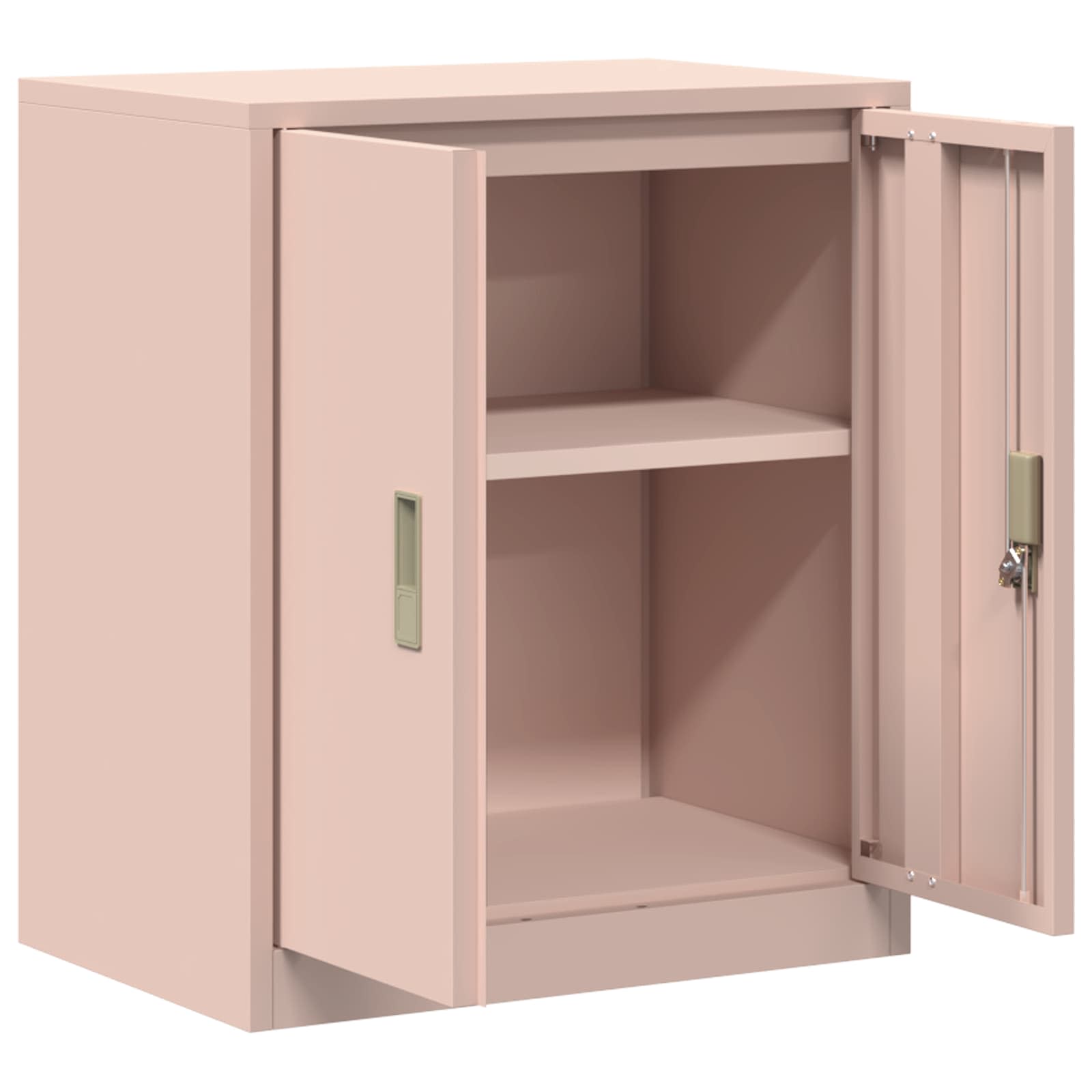 Opbergkast Roze 60 x 40 x 70 cm Staal is nu te koop bij PeponiXL, paradijselijk wonen!