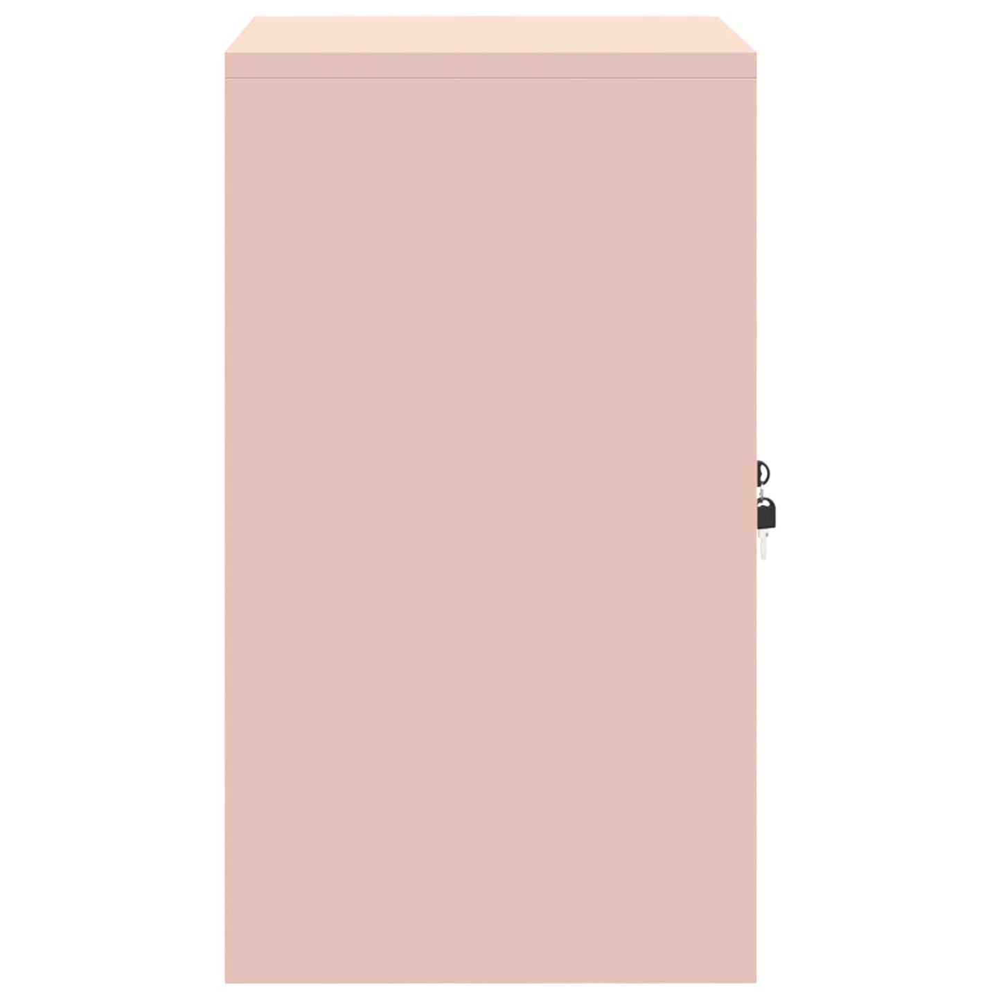 Opbergkast Roze 60 x 40 x 70 cm Staal is nu te koop bij PeponiXL, paradijselijk wonen!