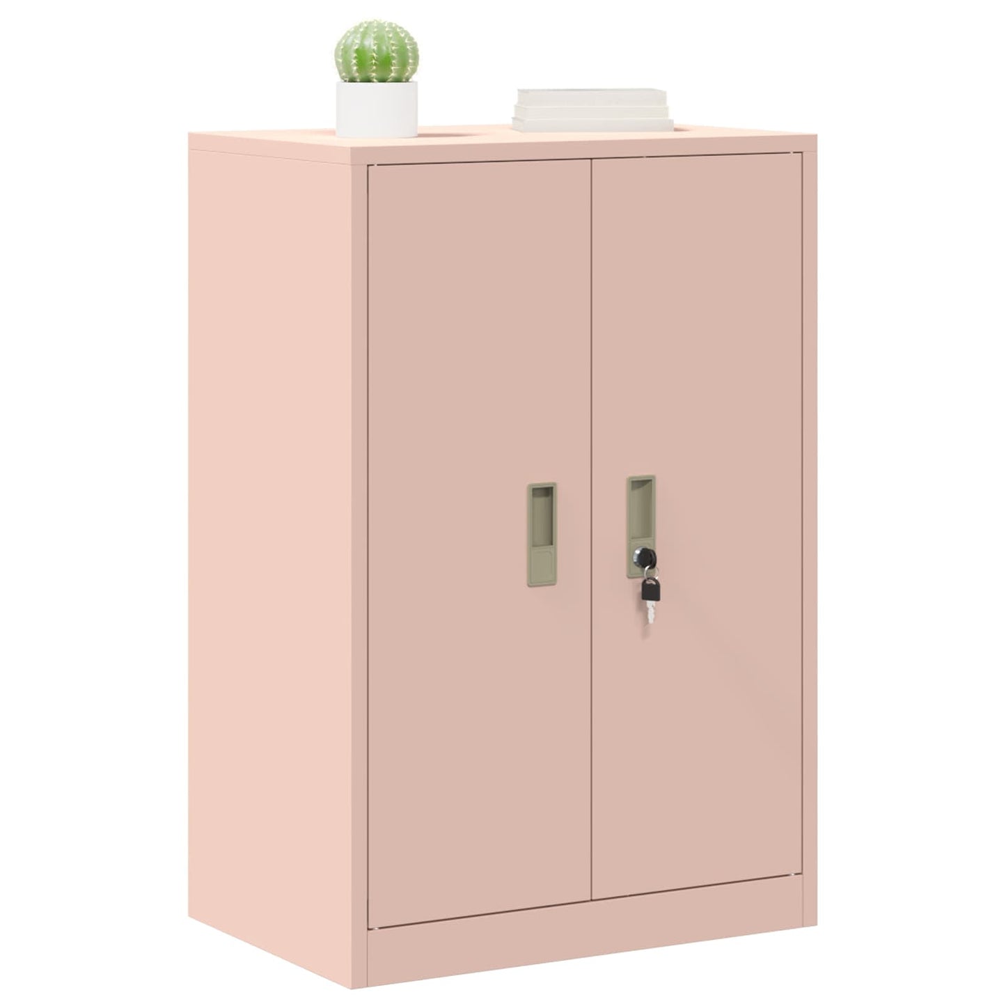 Opbergkast Roze 60 x 40 x 90 cm Staal is nu te koop bij PeponiXL, paradijselijk wonen!