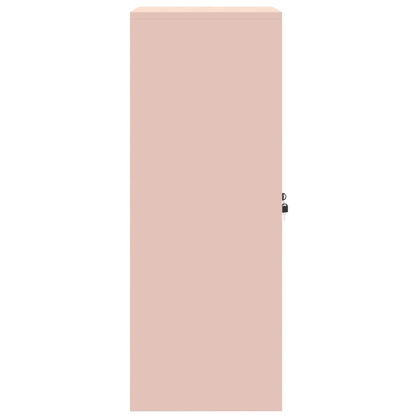 Opbergkast Roze 60 x 40 x 90 cm Staal is nu te koop bij PeponiXL, paradijselijk wonen!