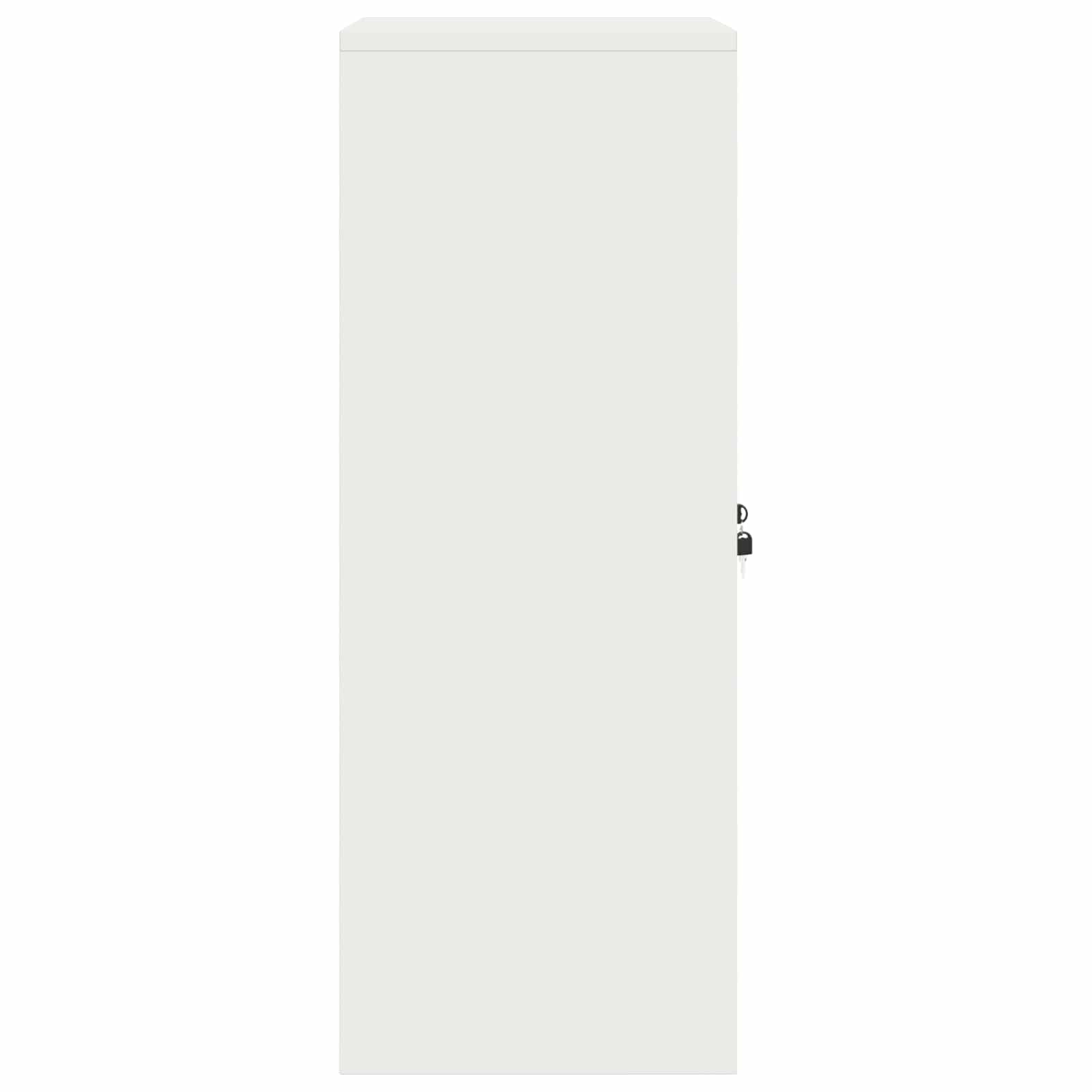 Opbergkast Wit 60 x 40 x 105 cm Staal is nu te koop bij PeponiXL, paradijselijk wonen!