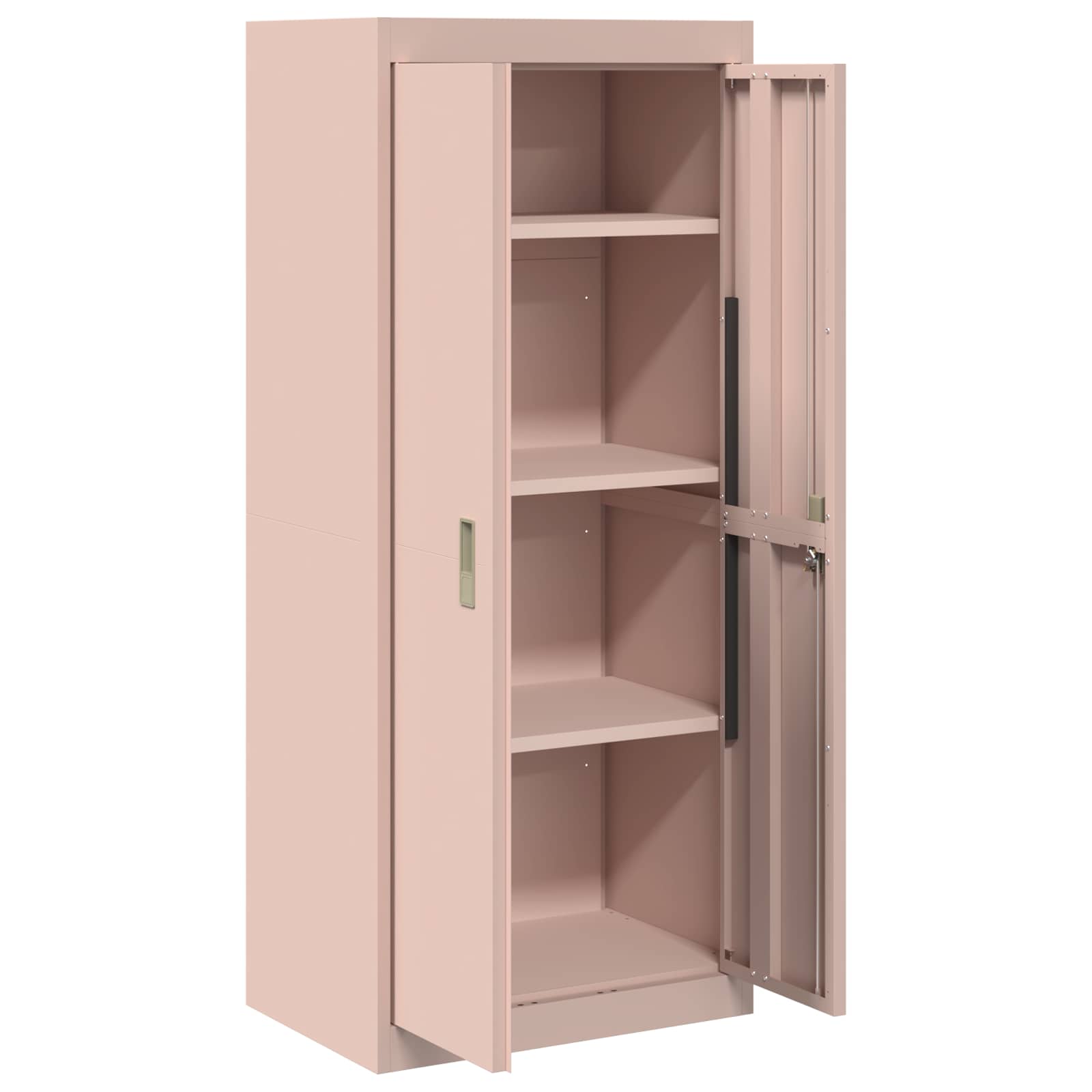 Opbergkast Roze 60 x 40 x 140 cm Staal is nu te koop bij PeponiXL, paradijselijk wonen!