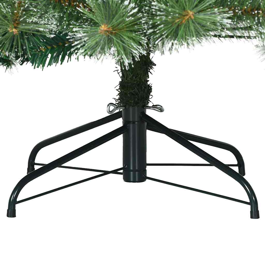 Kunst Kerstboom met Geveerde Takken, Sneeuw Bedekt Groen 210 cm is nu te koop bij PeponiXL, paradijselijk wonen!