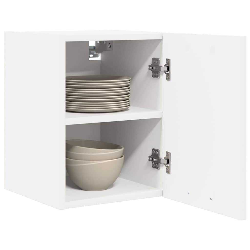 Hangkast met opslag 2 pcs Wit 30 x 31 x 40 cm Bewerkt hout is nu te koop bij PeponiXL, paradijselijk wonen!