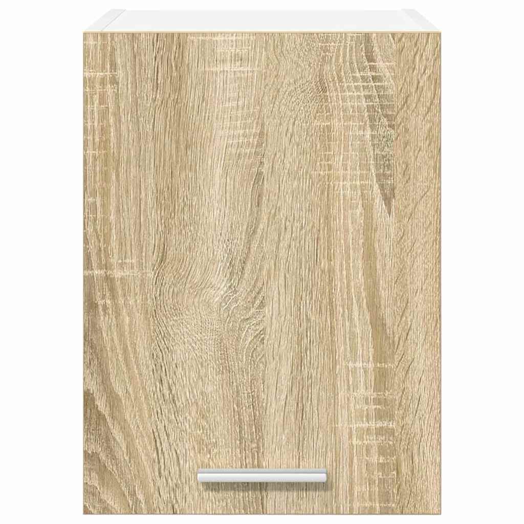 Hangkast Riga 2 pcs Sonoma Eik en Wit 30 x 31 x 40 cm is nu te koop bij PeponiXL, paradijselijk wonen!
