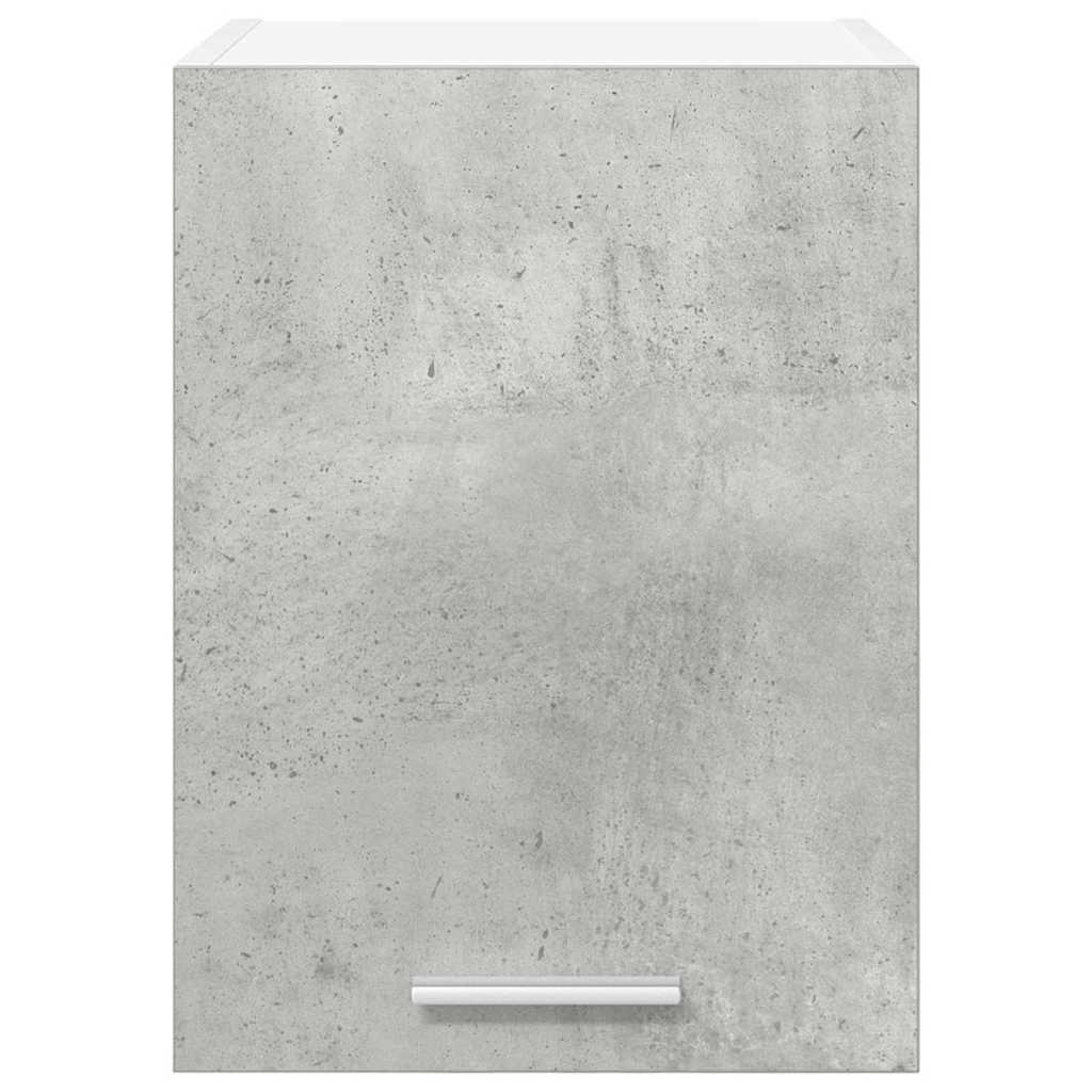 Hangkast 2 pcs Beton Grijs en Wit 30 x 31 x 40 cm Bewerkt hout is nu te koop bij PeponiXL, paradijselijk wonen!