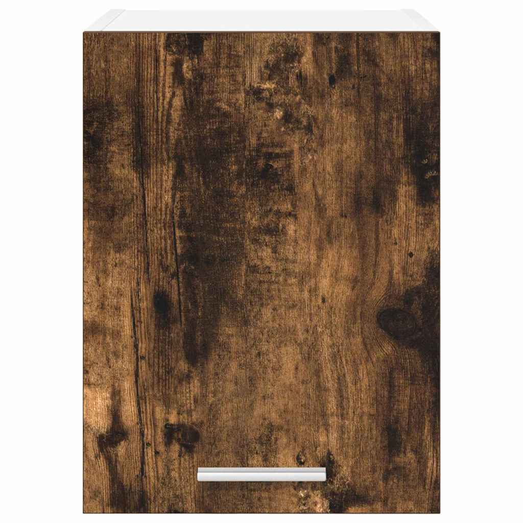 Hangkast Gerookte Eik en Wit 30 x 31 x 40 cm Bewerkt hout is nu te koop bij PeponiXL, paradijselijk wonen!
