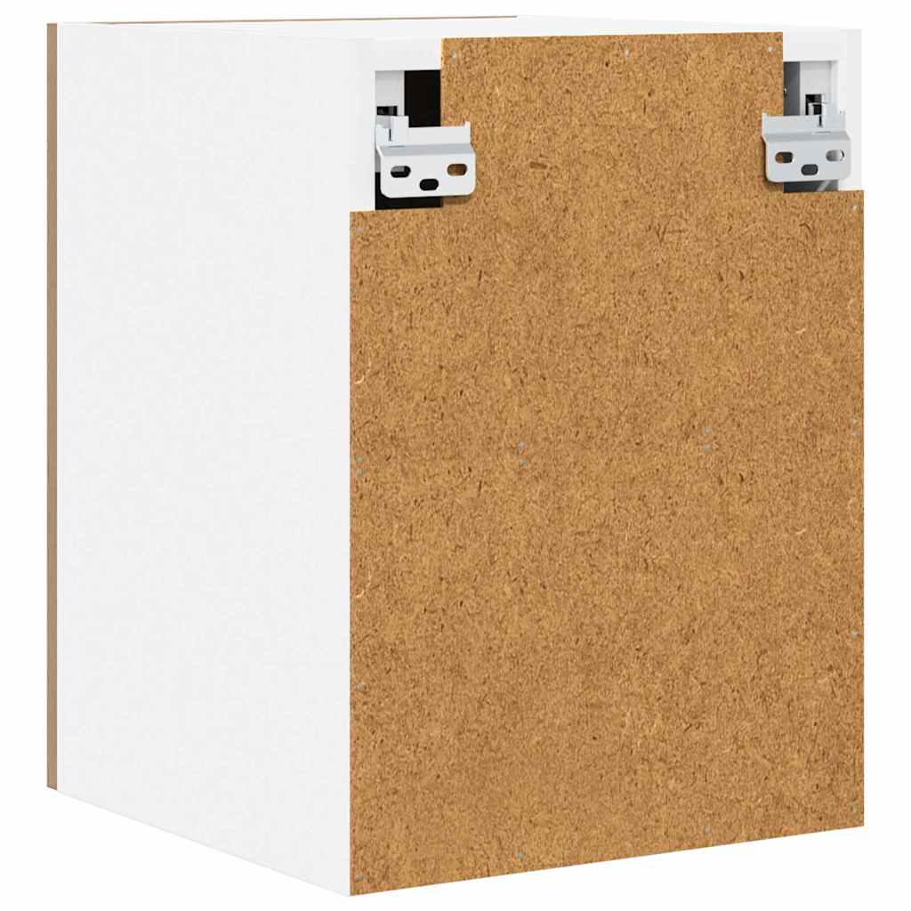 Hangkast 2 pcs Ambachtelijke Eik en Wit 30 x 31 x 40 cm is nu te koop bij PeponiXL, paradijselijk wonen!