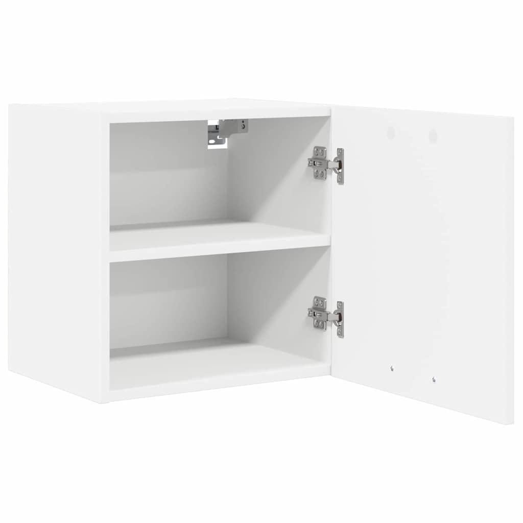Hangkast met opslag Wit 40 x 31 x 40 cm Bewerkt hout is nu te koop bij PeponiXL, paradijselijk wonen!