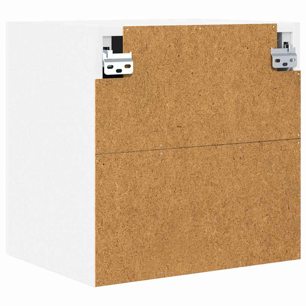 Hangkast met opslag Wit 40 x 31 x 40 cm Bewerkt hout is nu te koop bij PeponiXL, paradijselijk wonen!